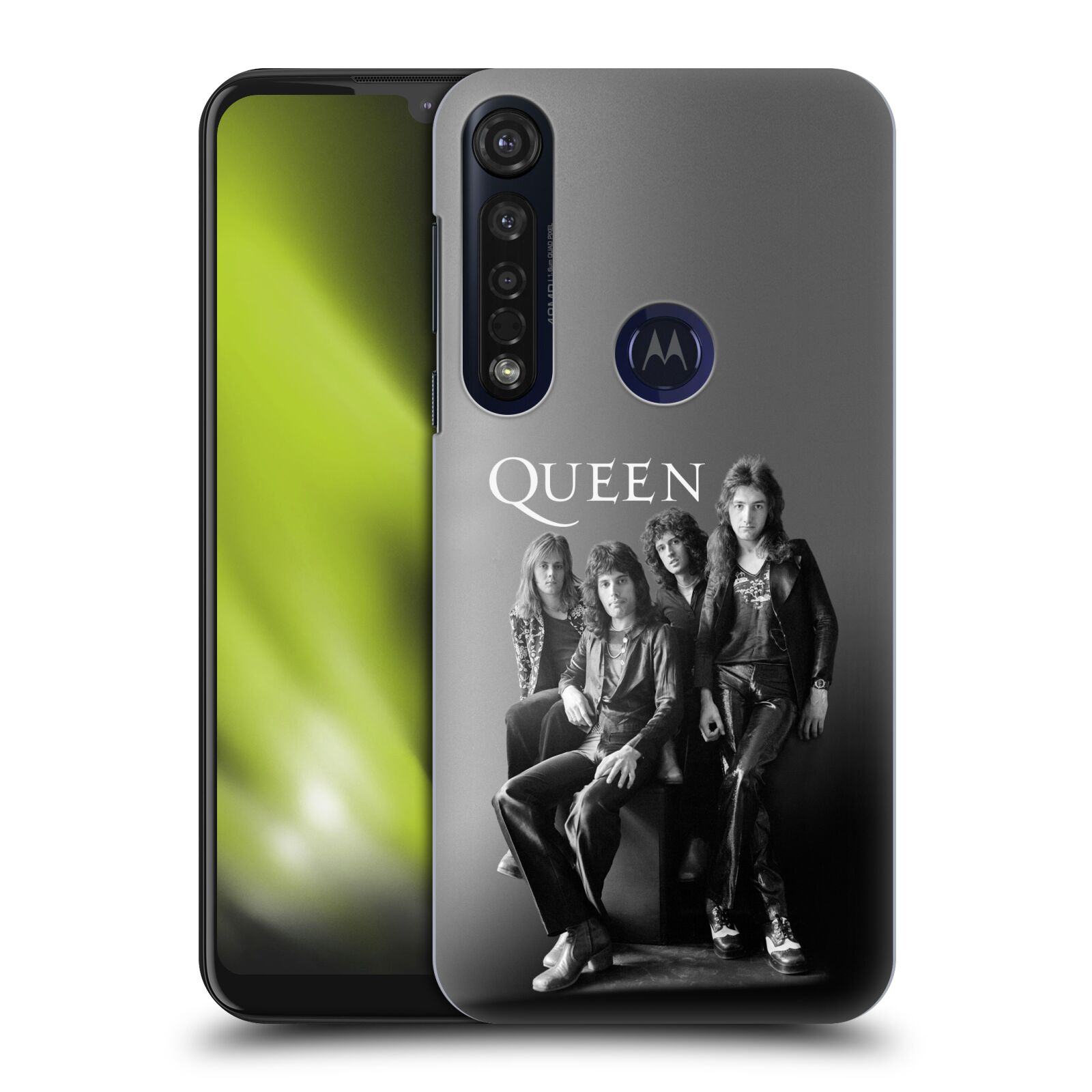 Pouzdro na mobil Motorola Moto G8 PLUS - HEAD CASE - kapela Queen skupinové foto