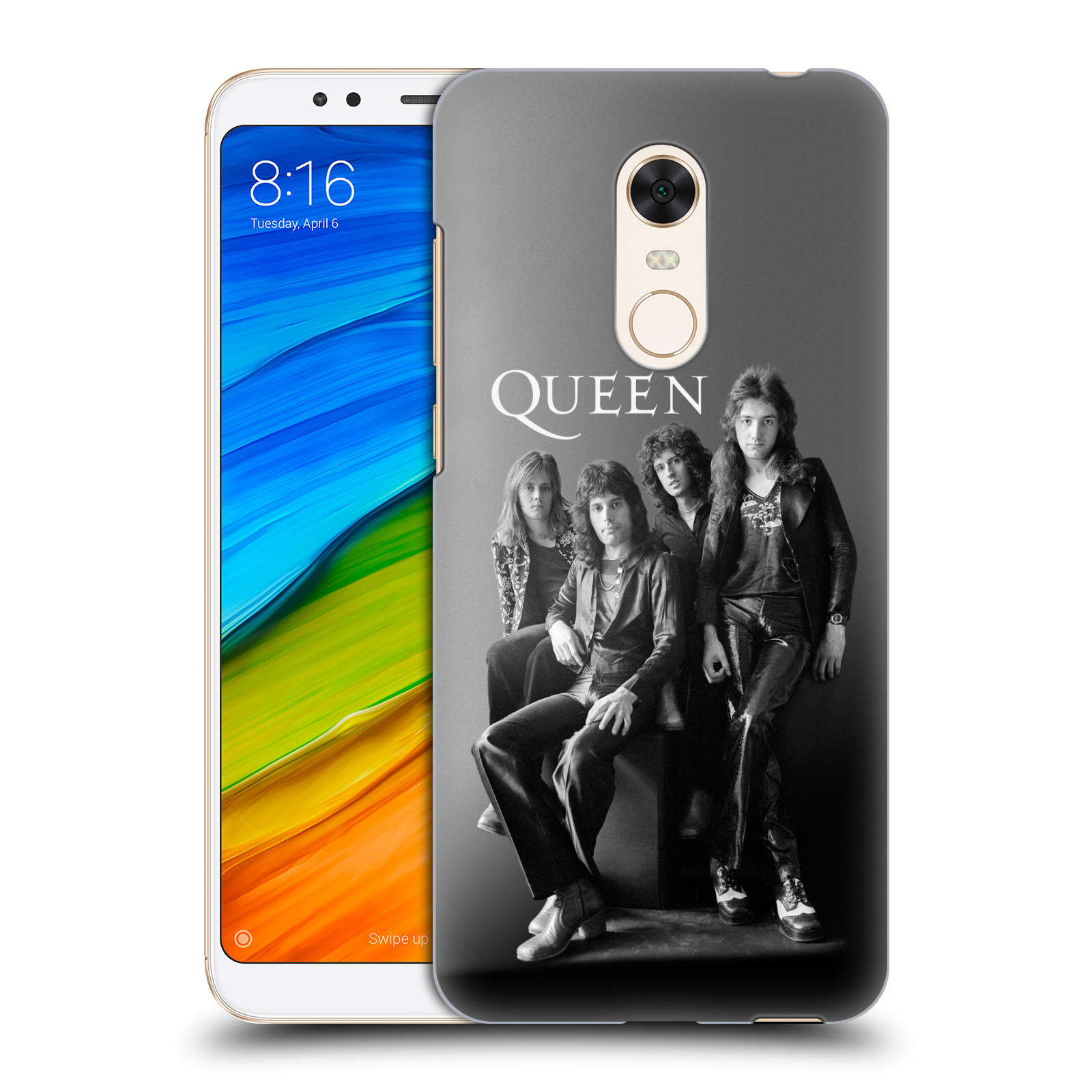 HEAD CASE plastový obal na mobil Xiaomi Redmi 5 PLUS kapela Queen skupinové foto