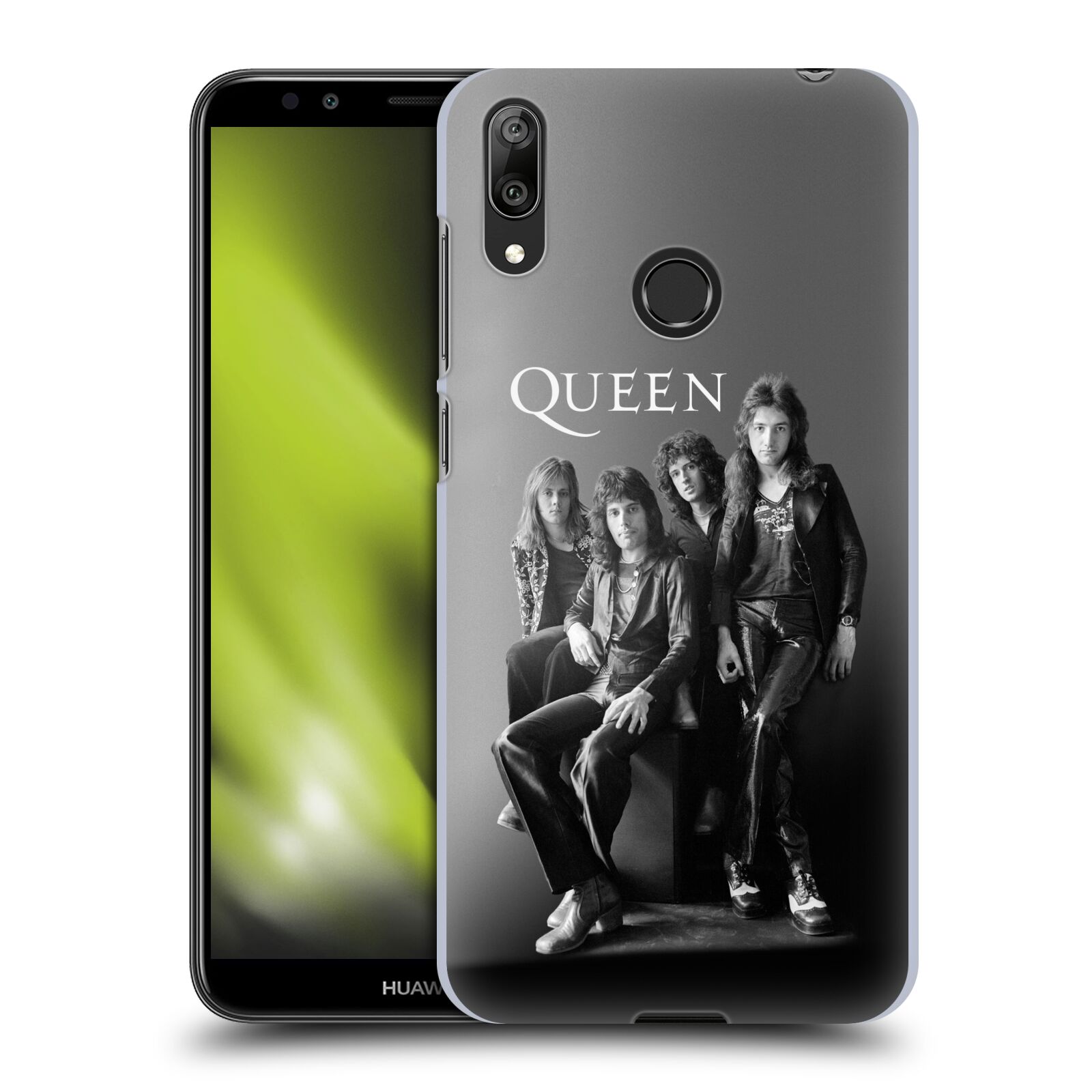 Pouzdro na mobil Huawei Y7 2019 - Head Case - kapela Queen skupinové foto