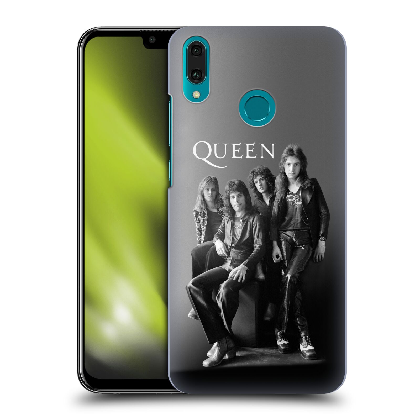 Pouzdro na mobil Huawei Y9 2019 - HEAD CASE - kapela Queen skupinové foto