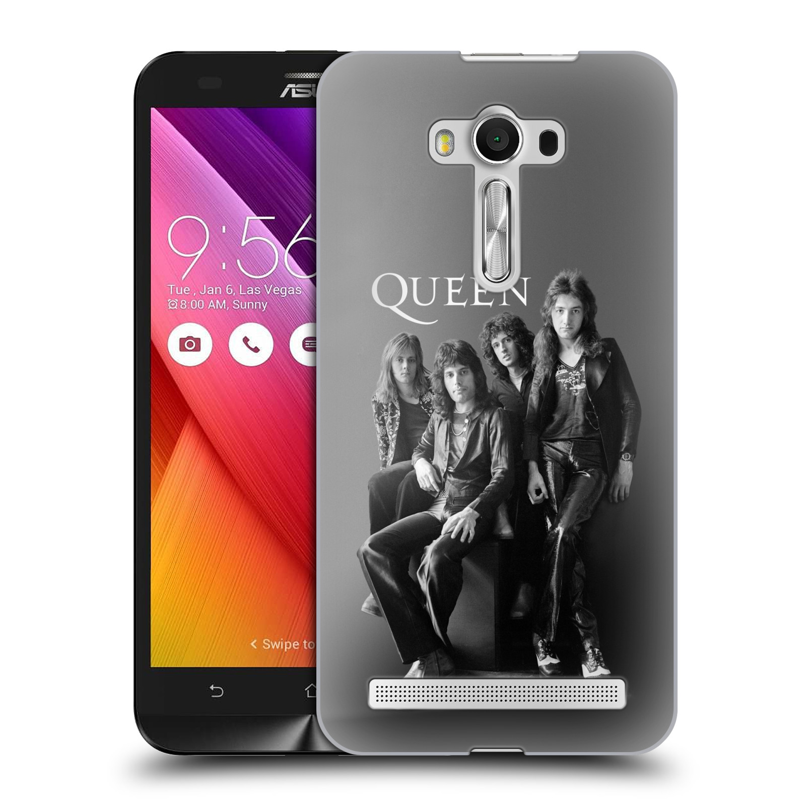 HEAD CASE plastový obal na mobil Asus Zenfone 2 LASER (5,5 displej ZE550KL) kapela Queen skupinové foto