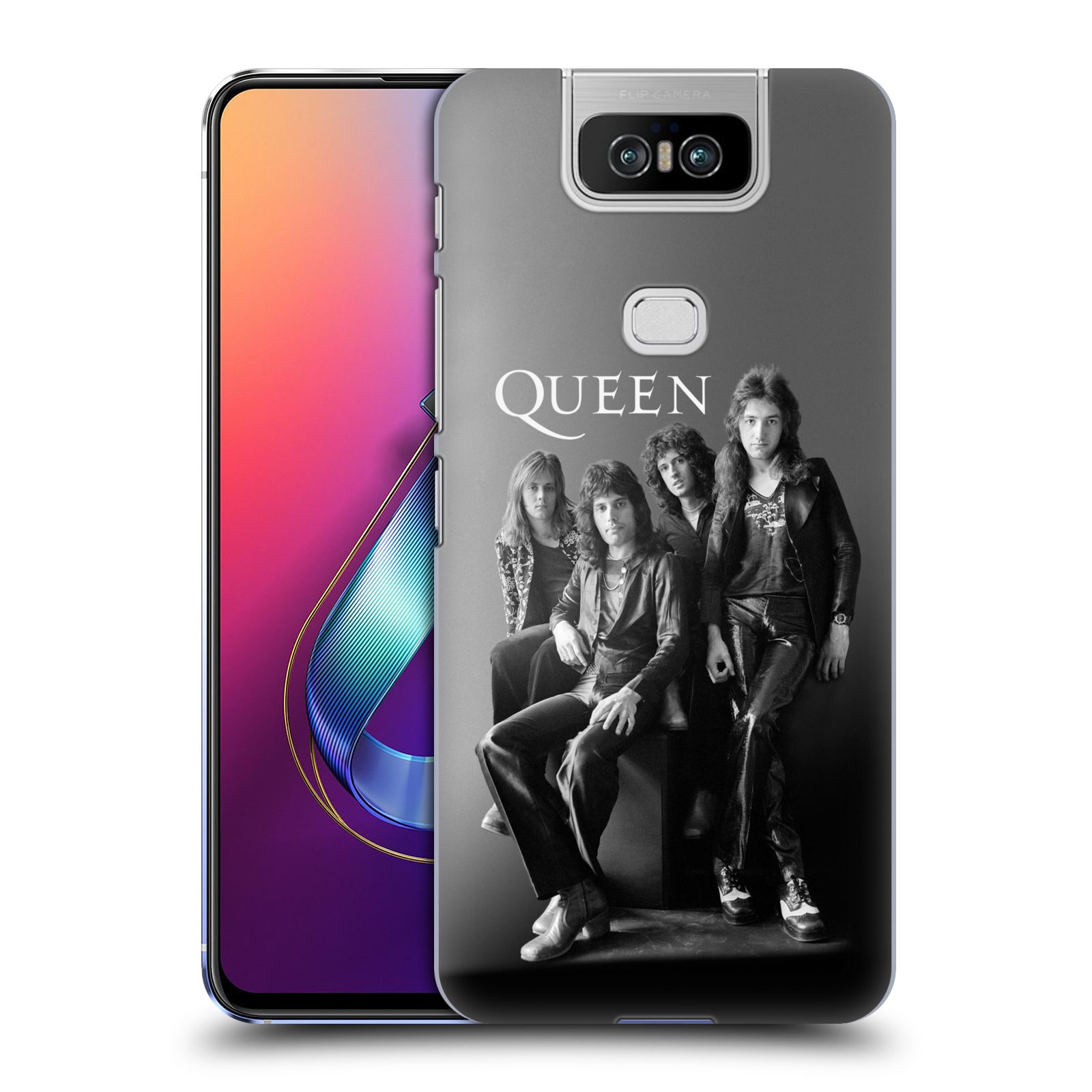 Pouzdro na mobil Asus Zenfone 6 ZS630KL - HEAD CASE - kapela Queen skupinové foto