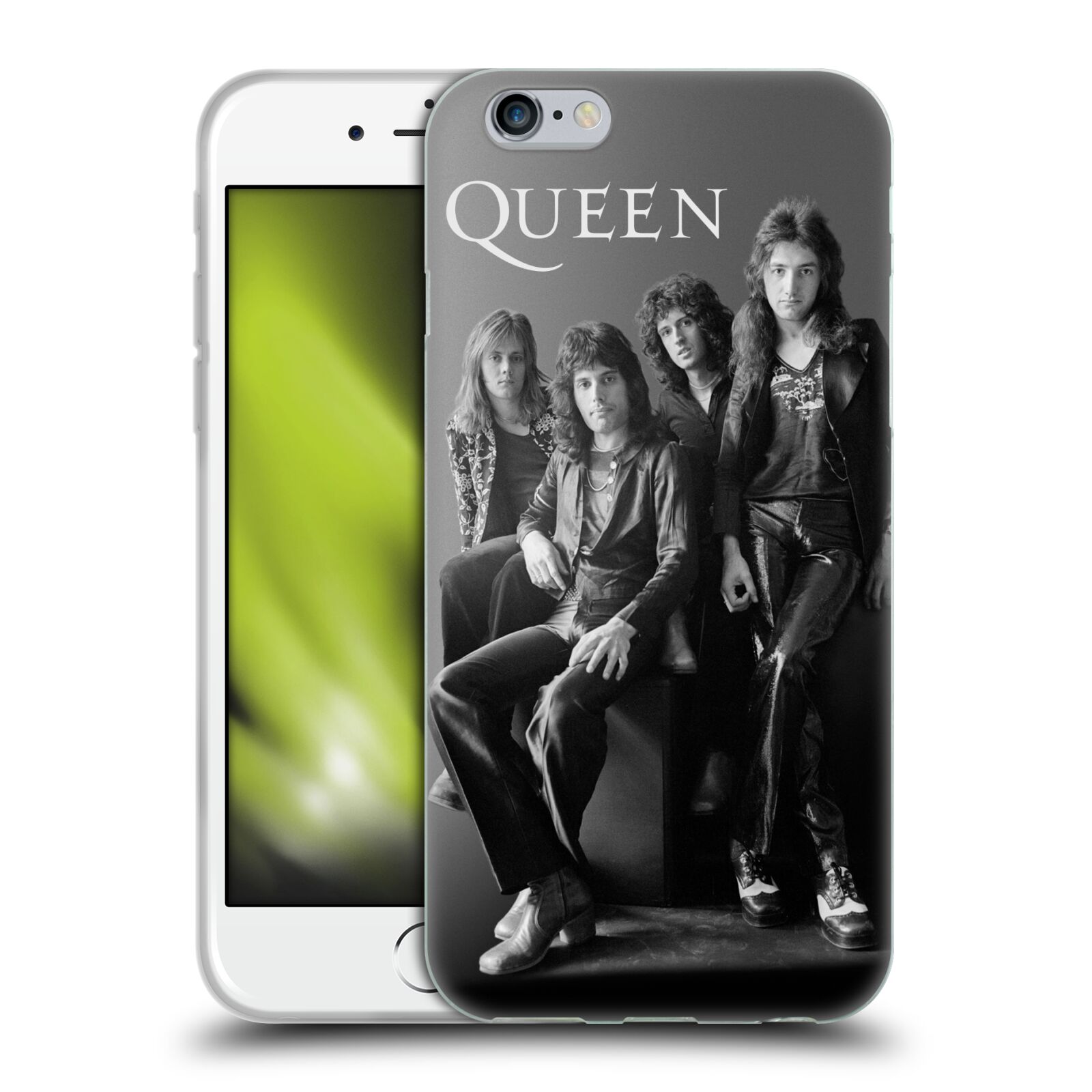 HEAD CASE silikonový obal na mobil Apple Iphone 6/6S kapela Queen skupinové foto