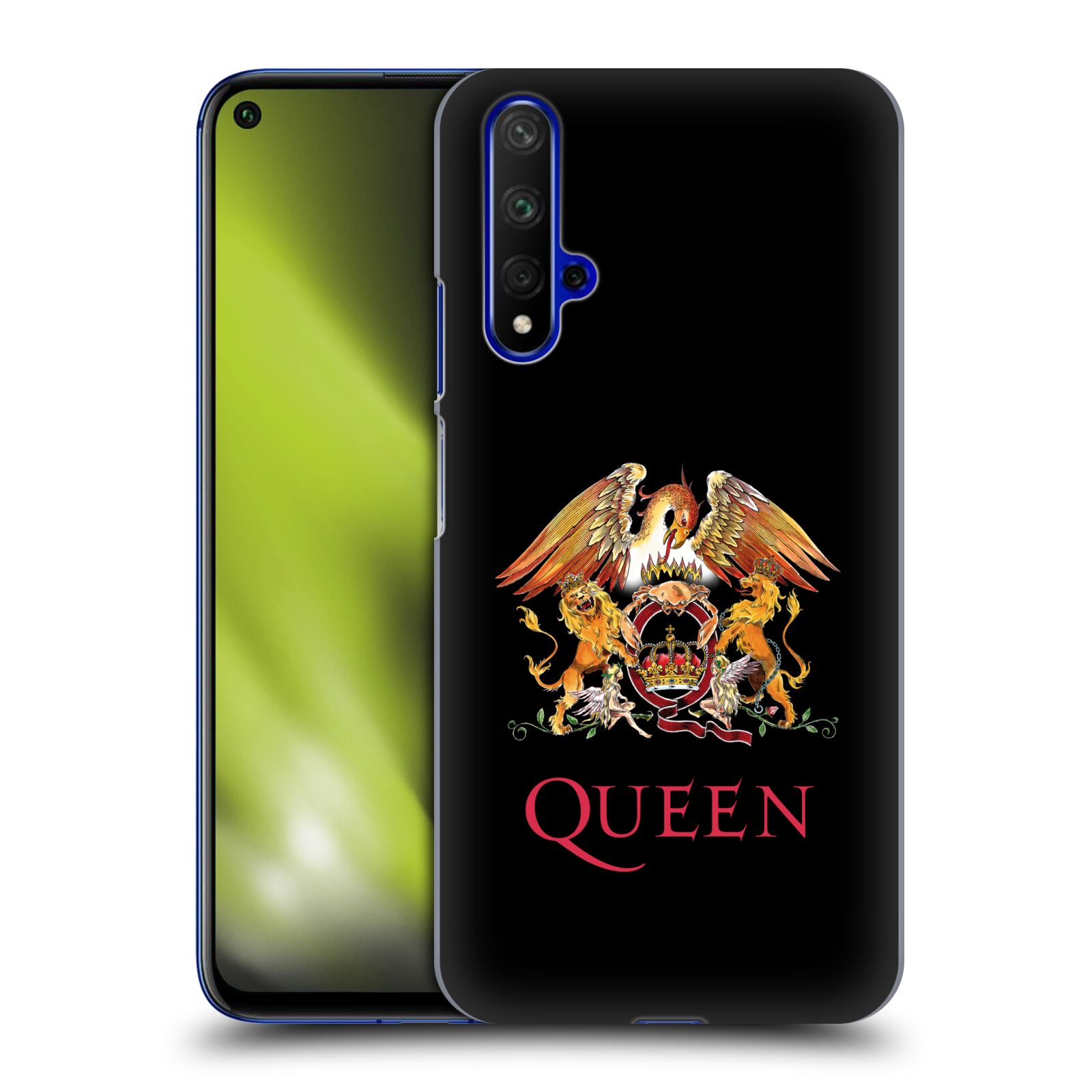 Pouzdro na mobil Honor 20 - HEAD CASE - kapela Queen znak