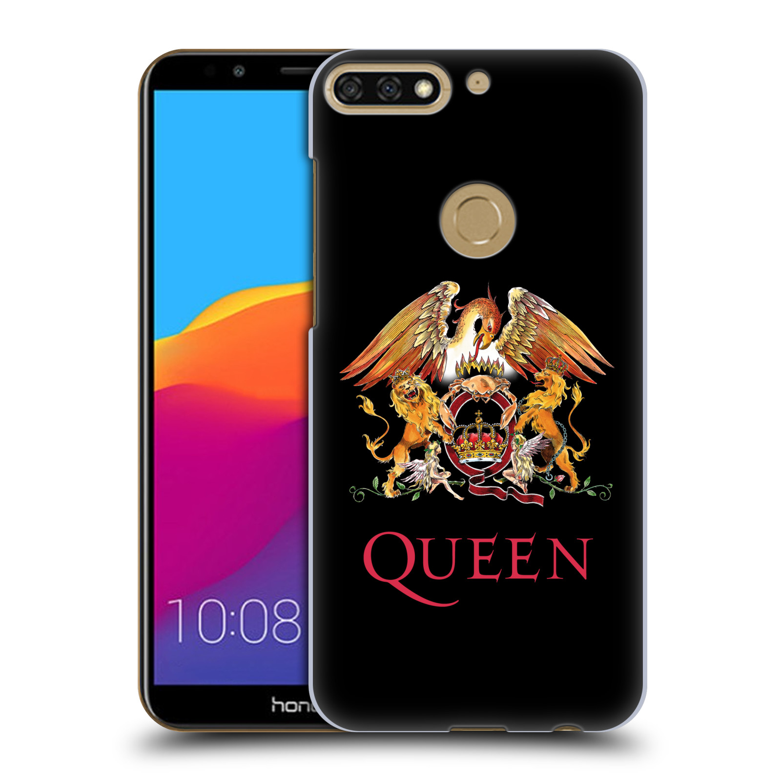 HEAD CASE plastový obal na mobil Honor 7c kapela Queen znak
