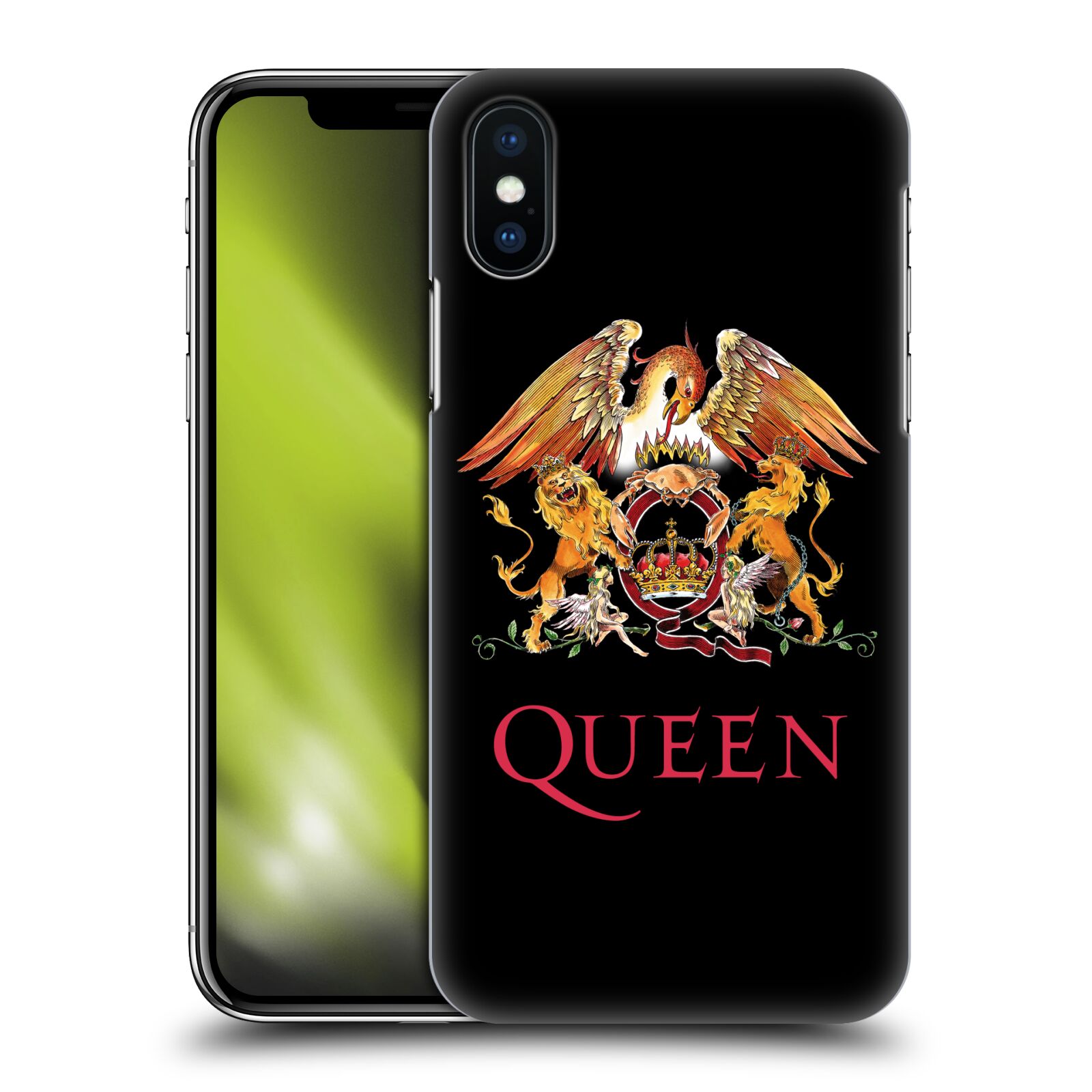 HEAD CASE plastový obal na mobil Apple Iphone X / XS kapela Queen znak