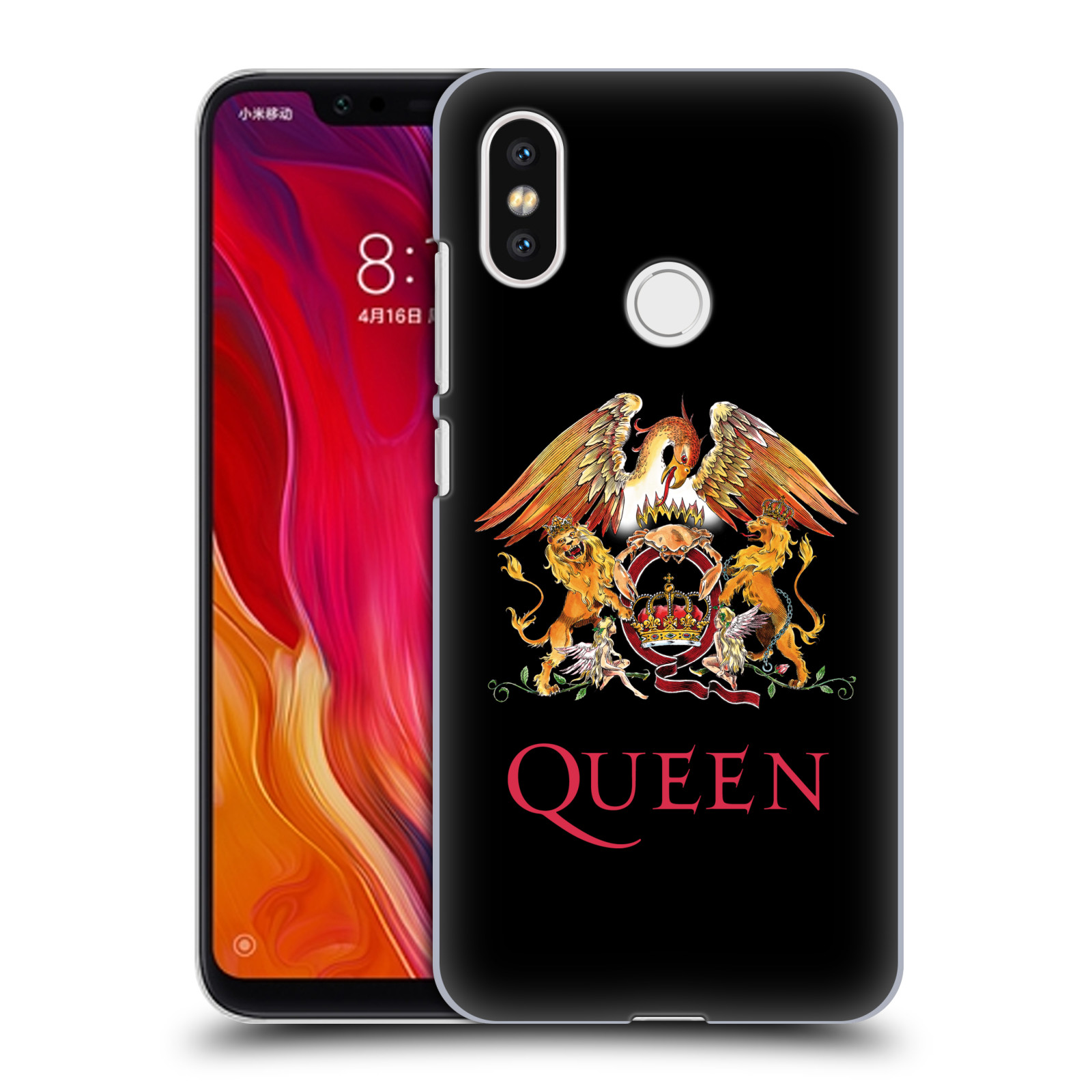 HEAD CASE plastový obal na mobil Xiaomi Mi 8 kapela Queen znak