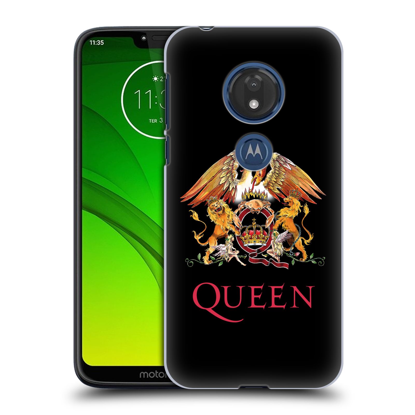 Pouzdro na mobil Motorola Moto G7 Play kapela Queen znak