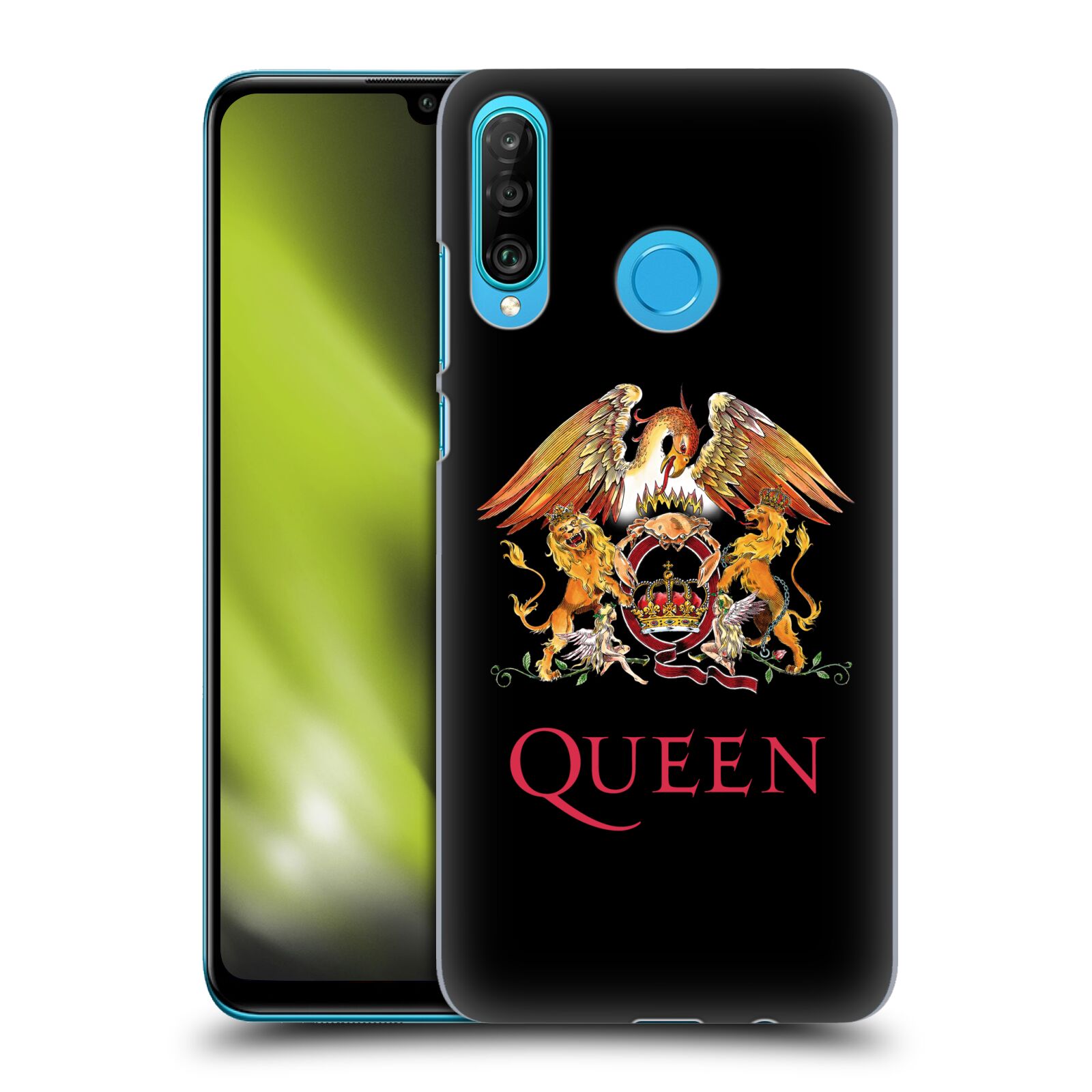 Pouzdro na mobil Huawei P30 LITE - HEAD CASE - kapela Queen znak
