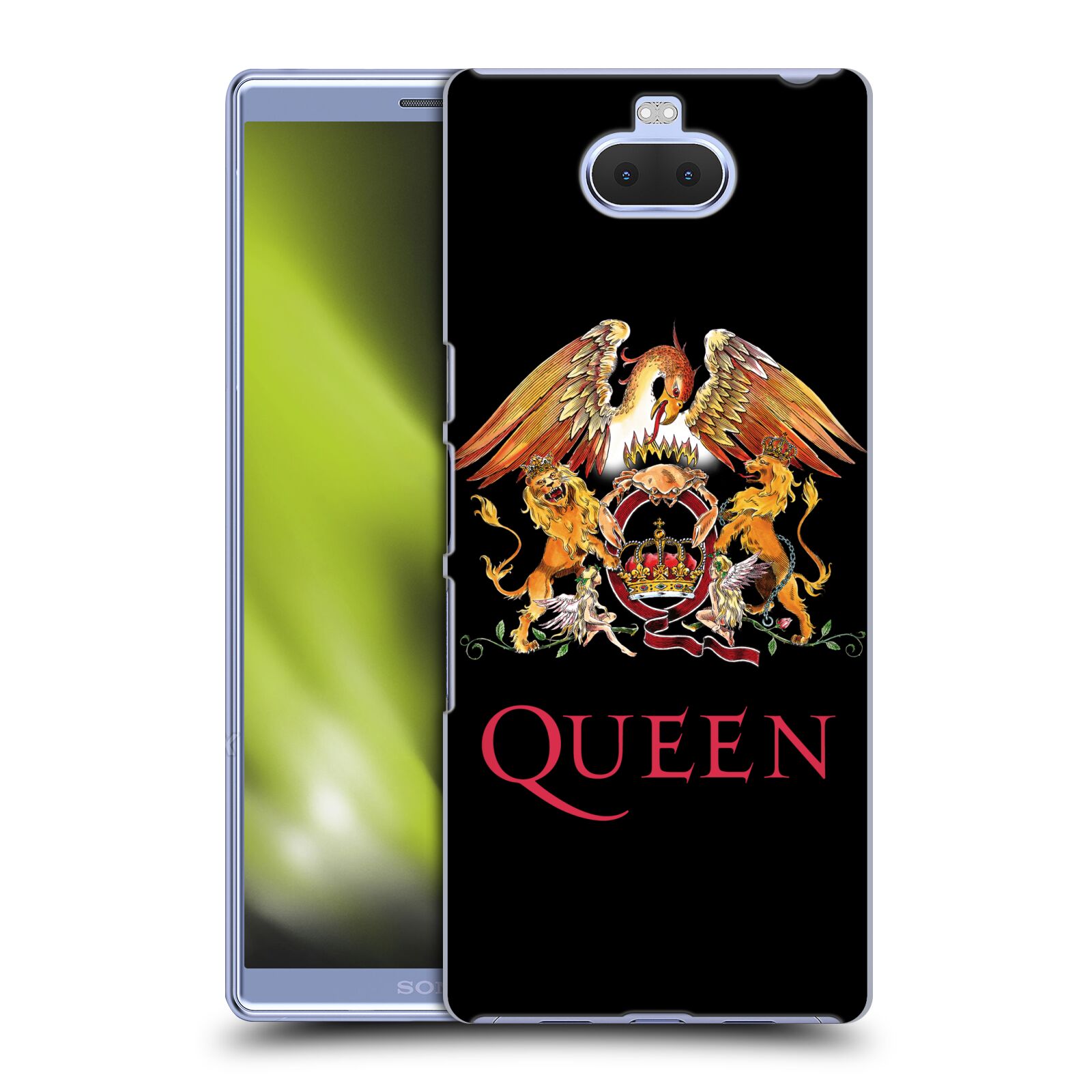 Pouzdro na mobil Sony Xperia 10 - Head Case - kapela Queen znak