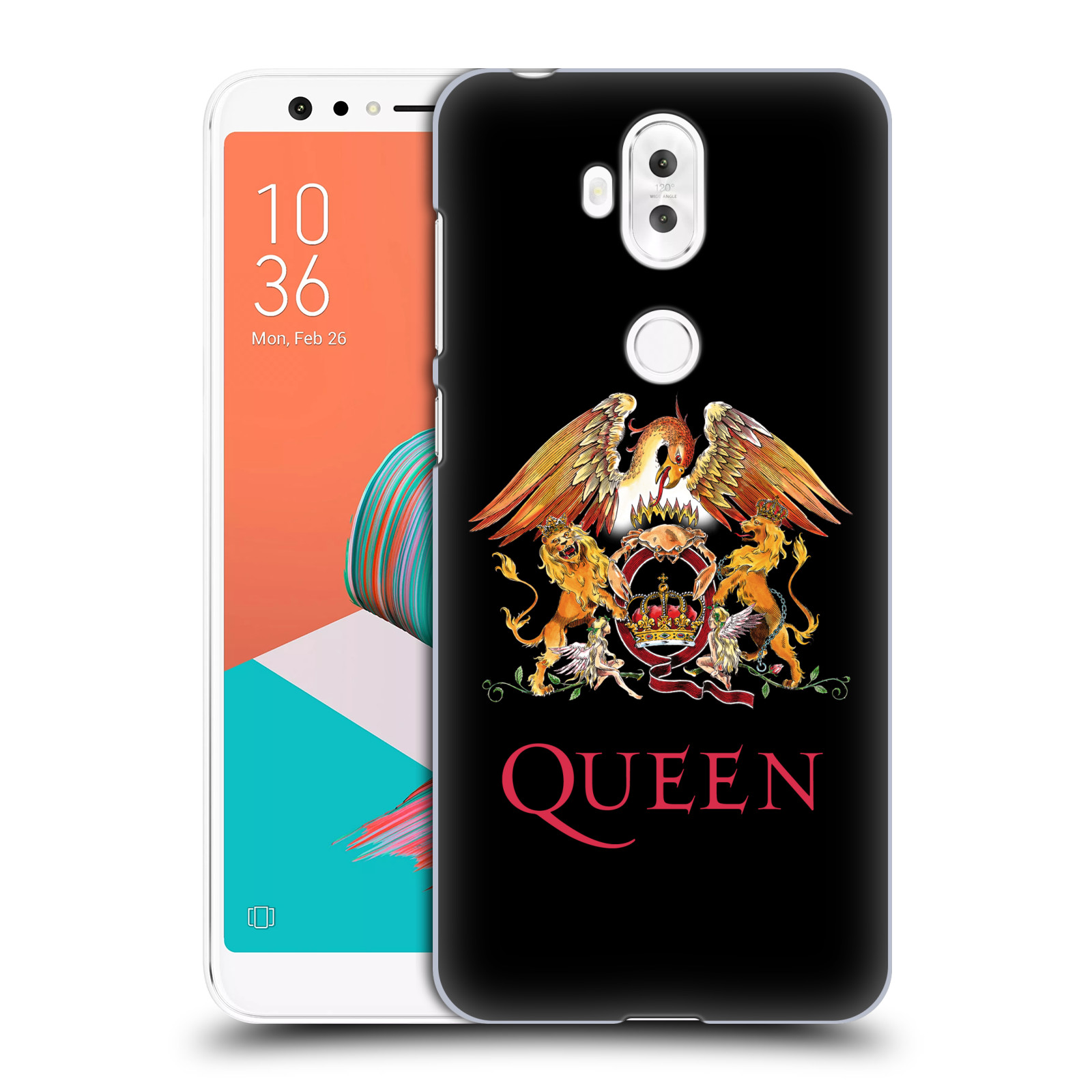 HEAD CASE plastový obal na mobil Asus Zenfone 5 LITE ZC600KL kapela Queen znak