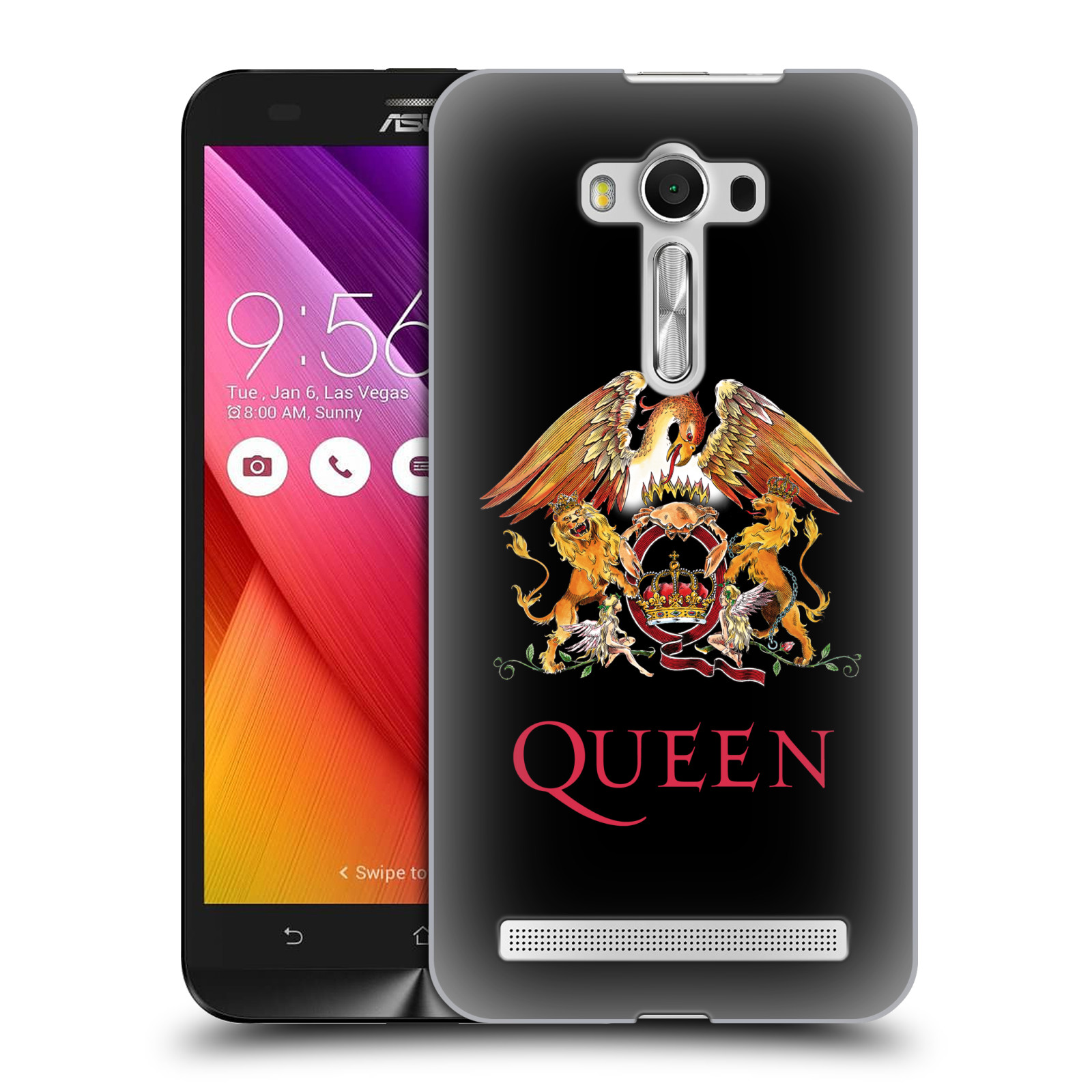 HEAD CASE plastový obal na mobil Asus Zenfone 2 LASER (5,5 displej ZE550KL) kapela Queen znak