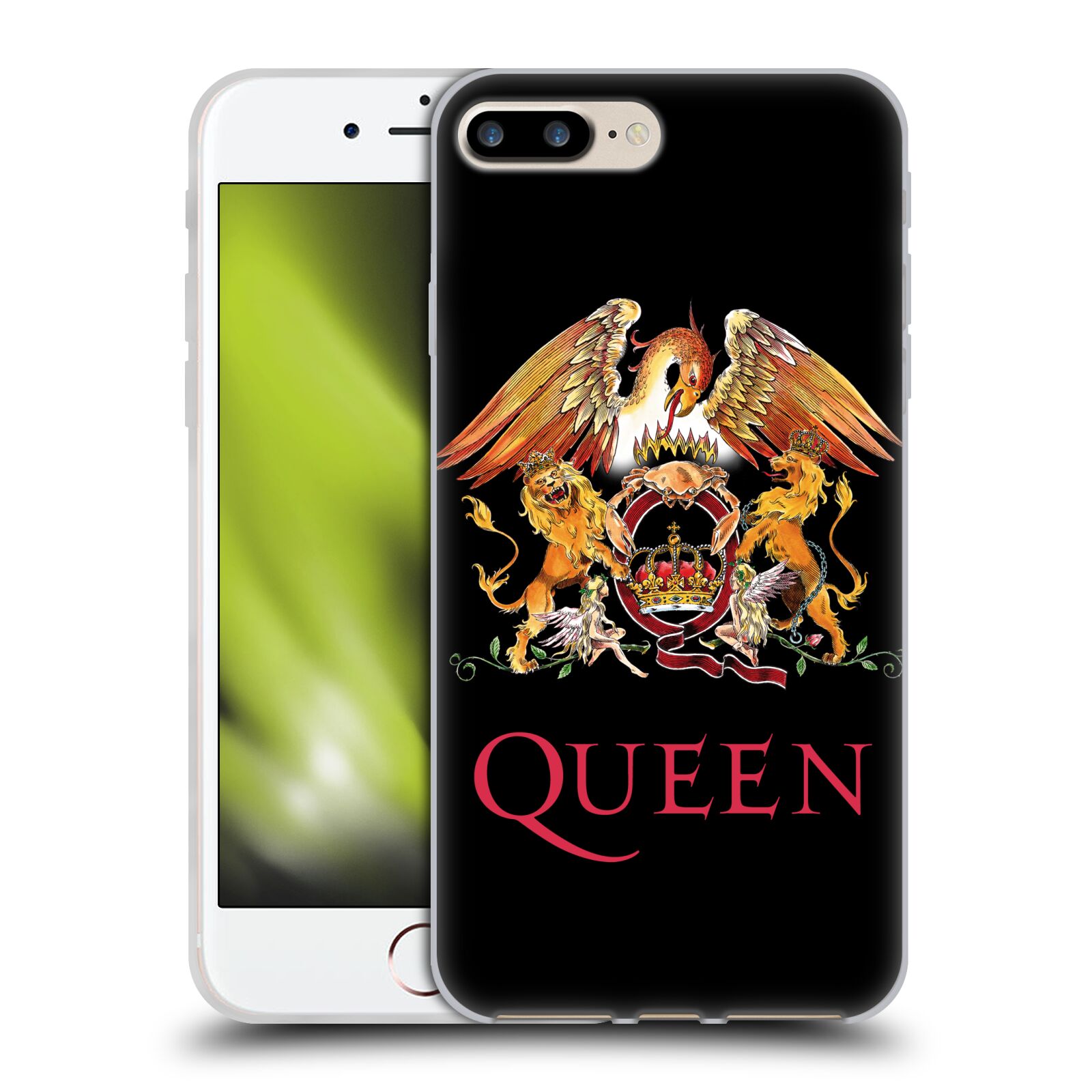 HEAD CASE silikonový obal na mobil Apple Iphone 7 PLUS kapela Queen znak