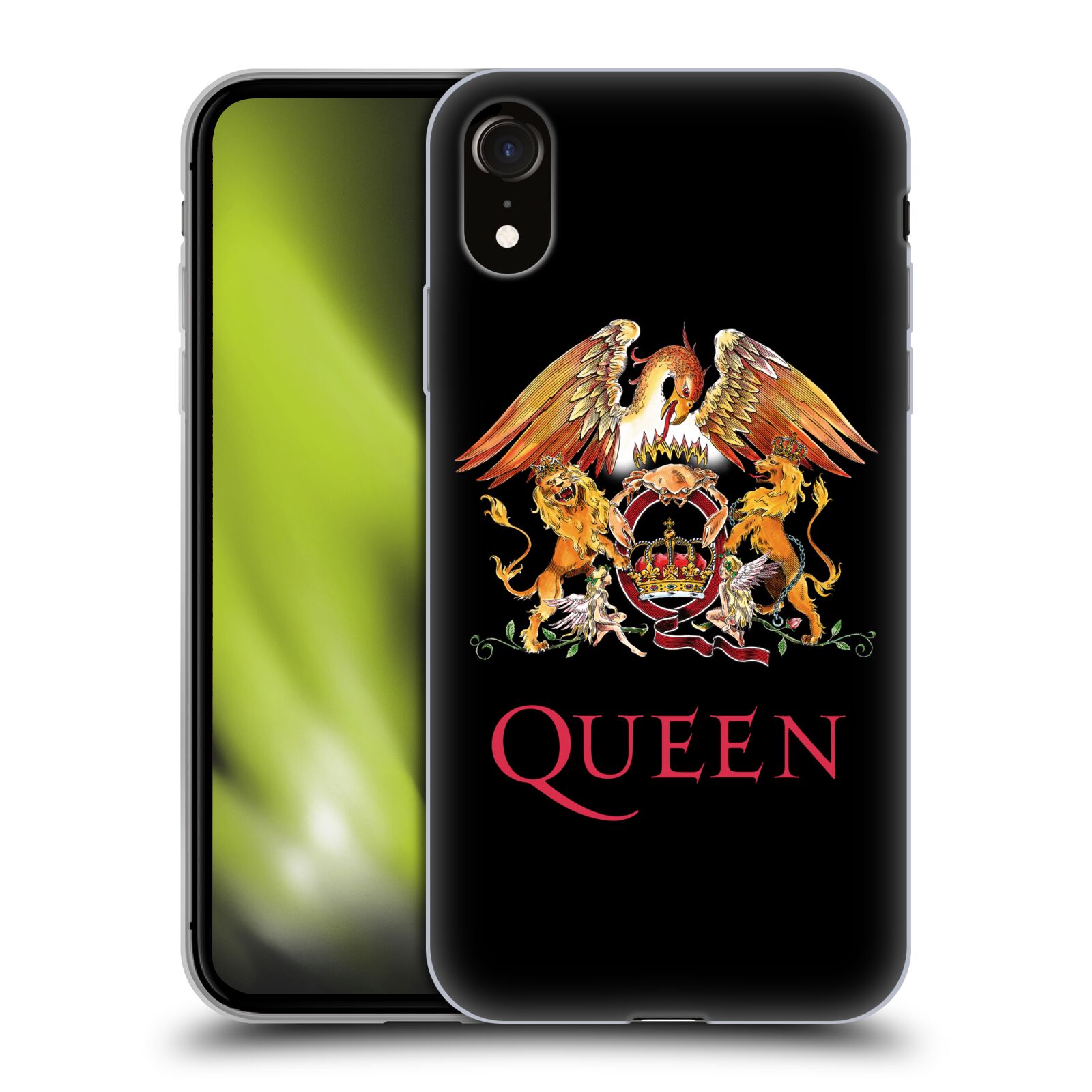 HEAD CASE silikon obal na mobil Apple Iphone XR kapela Queen znak