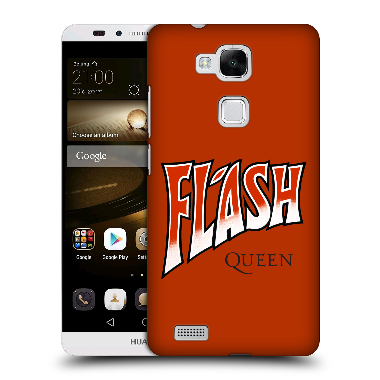 HEAD CASE plastový obal na mobil Huawei Mate 7 kapela Queen Flash