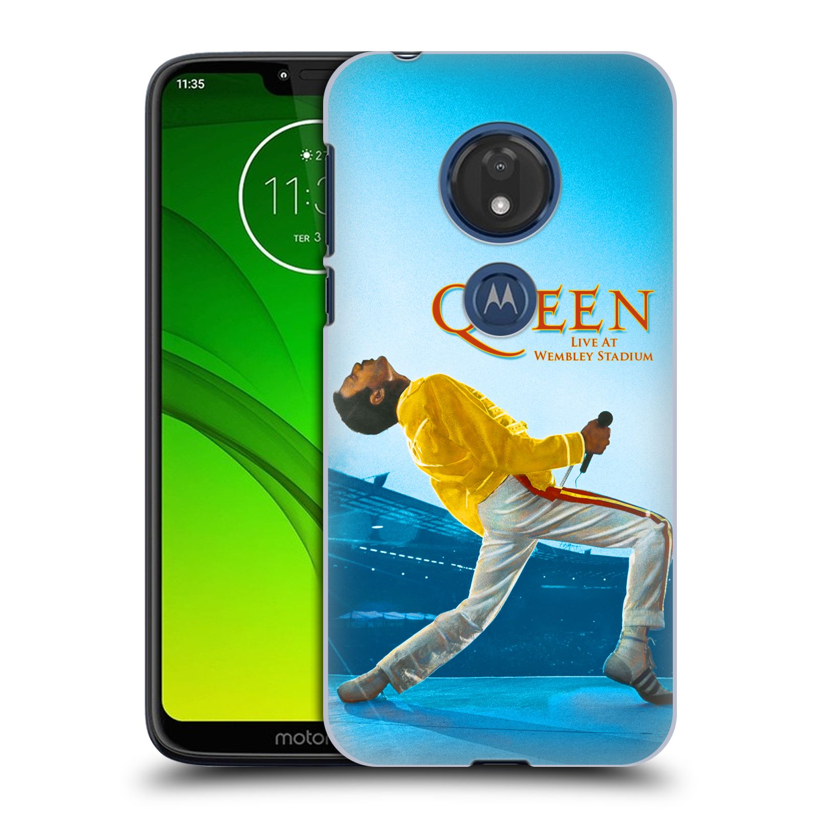 Pouzdro na mobil Motorola Moto G7 Play zpěvák Queen skupina Freddie Mercury