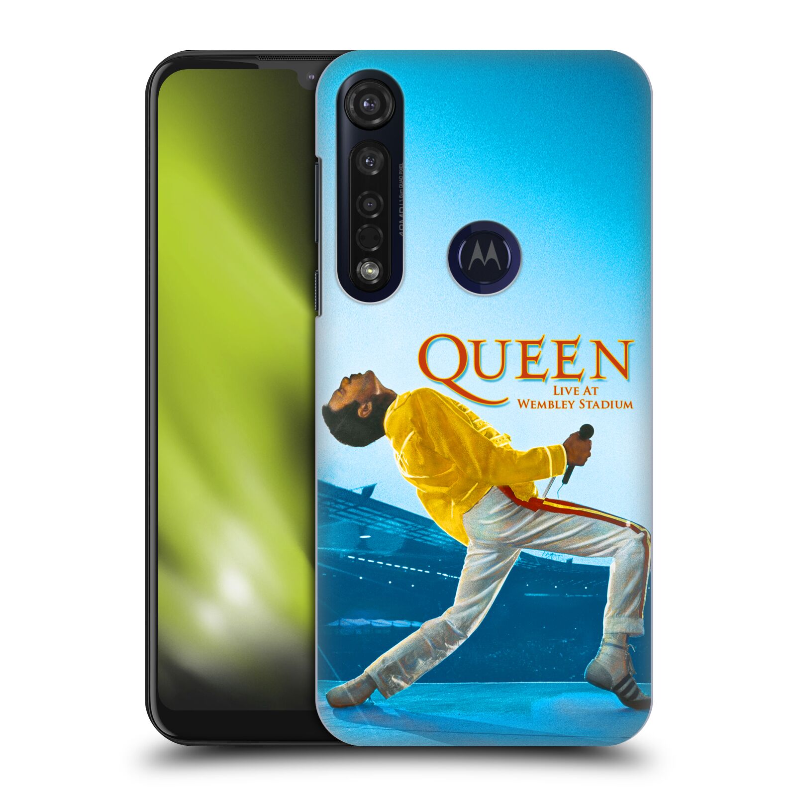 Pouzdro na mobil Motorola Moto G8 PLUS - HEAD CASE - zpěvák Queen skupina Freddie Mercury