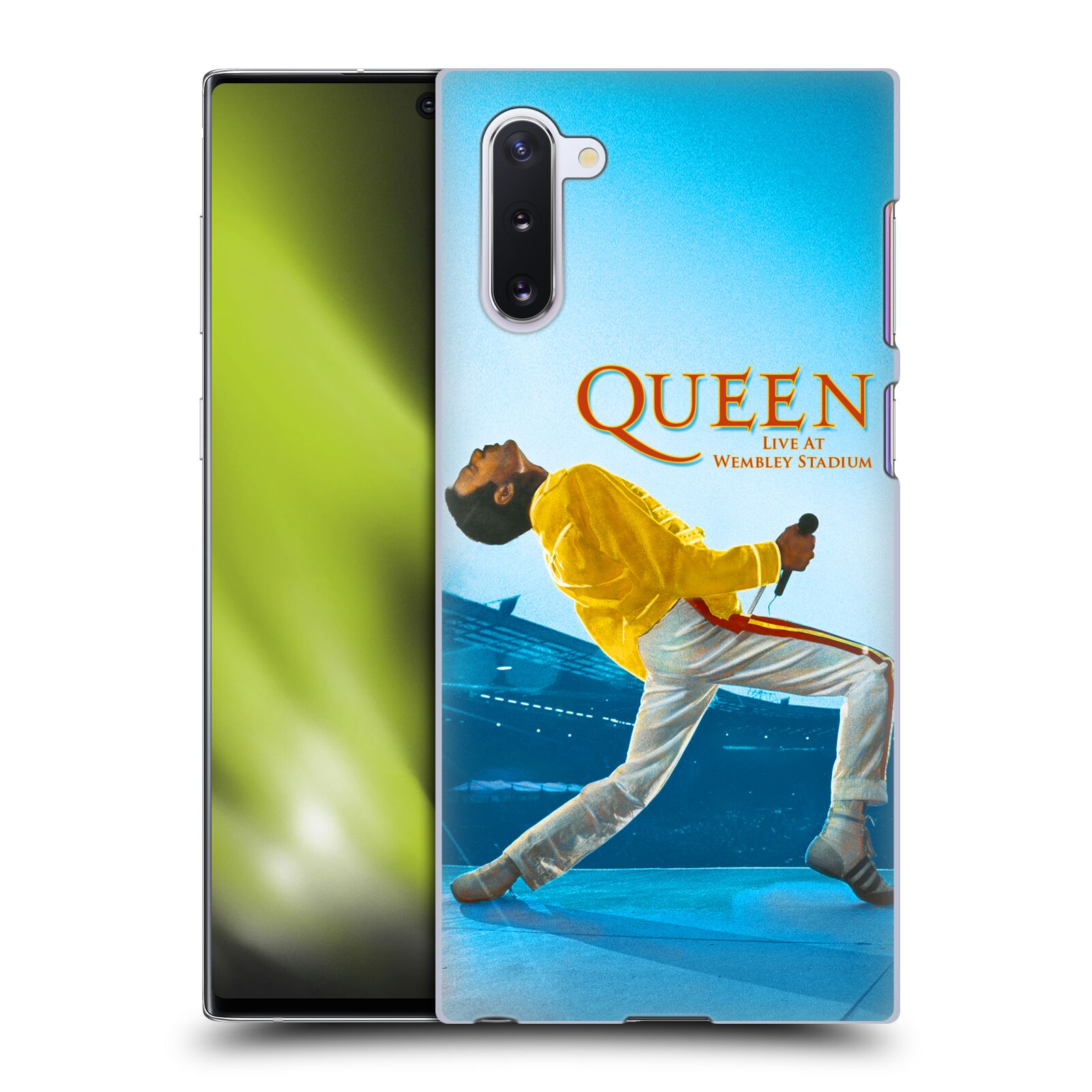 Pouzdro na mobil Samsung Galaxy Note 10 - HEAD CASE - zpěvák Queen skupina Freddie Mercury