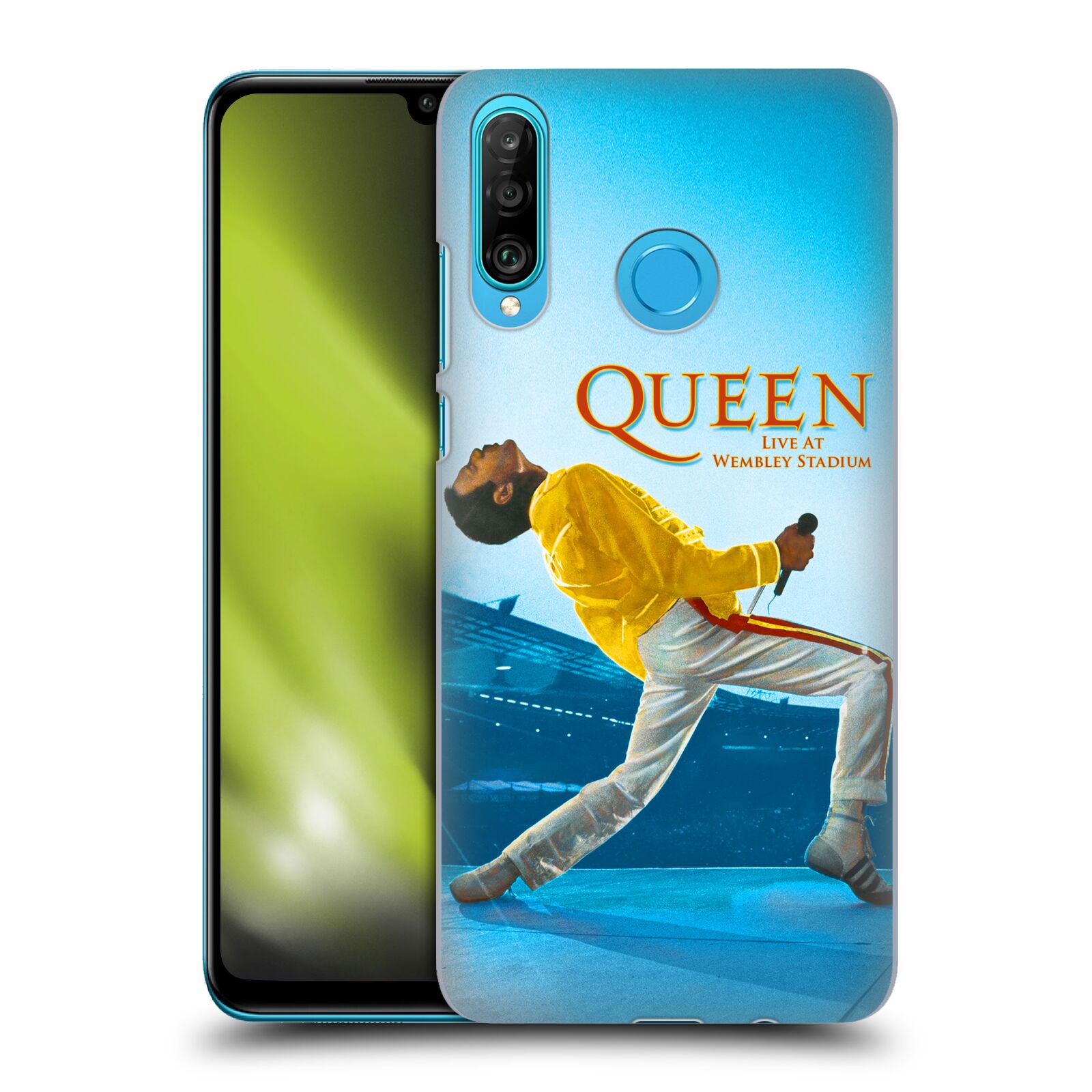 Pouzdro na mobil Huawei P30 LITE - HEAD CASE - zpěvák Queen skupina Freddie Mercury