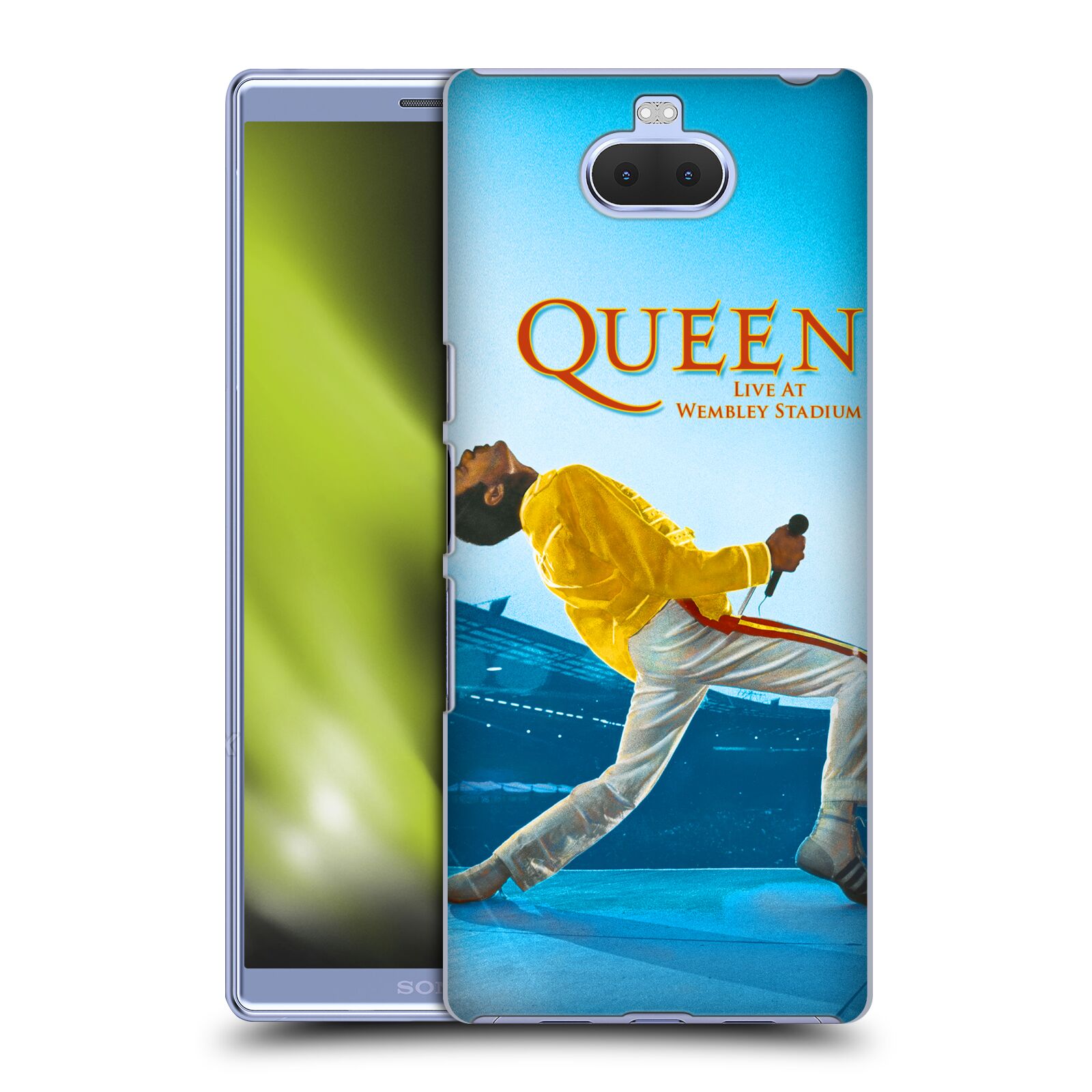 Pouzdro na mobil Sony Xperia 10 - Head Case - zpěvák Queen skupina Freddie Mercury