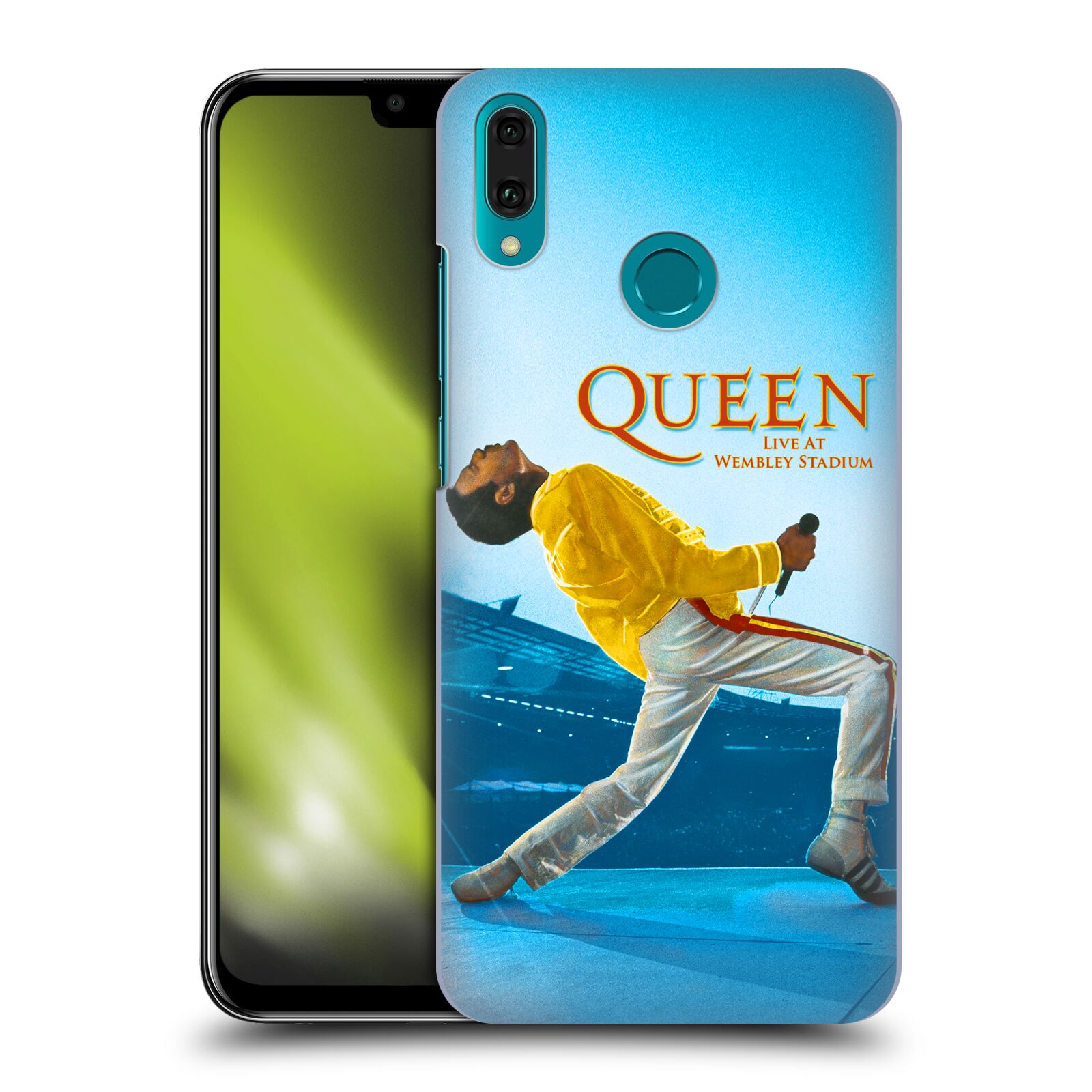 Pouzdro na mobil Huawei Y9 2019 - HEAD CASE - zpěvák Queen skupina Freddie Mercury
