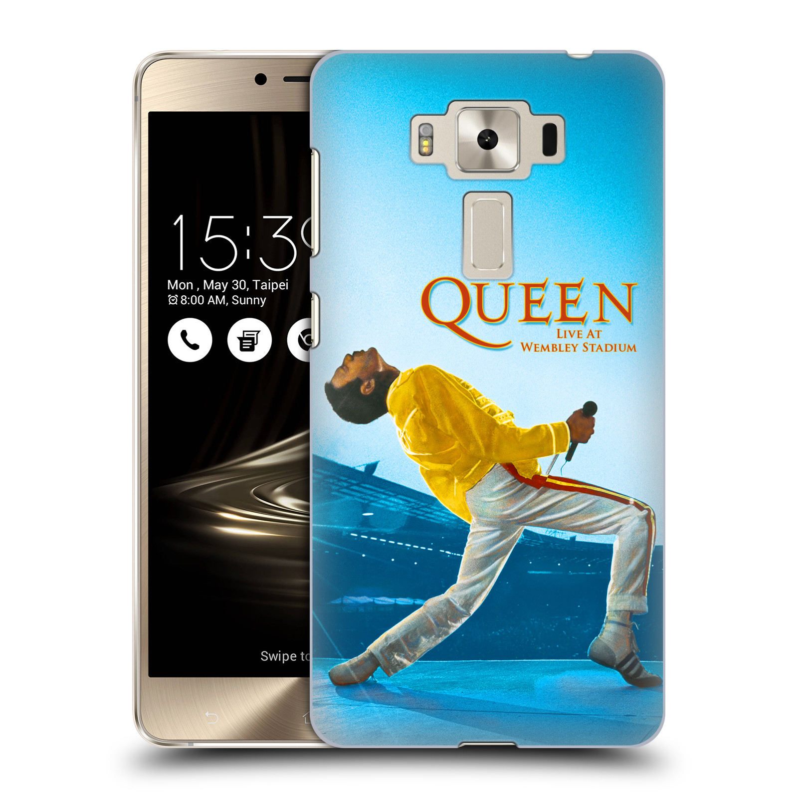 HEAD CASE plastový obal na mobil Asus Zenfone 3 DELUXE ZS550KL zpěvák Queen skupina Freddie Mercury