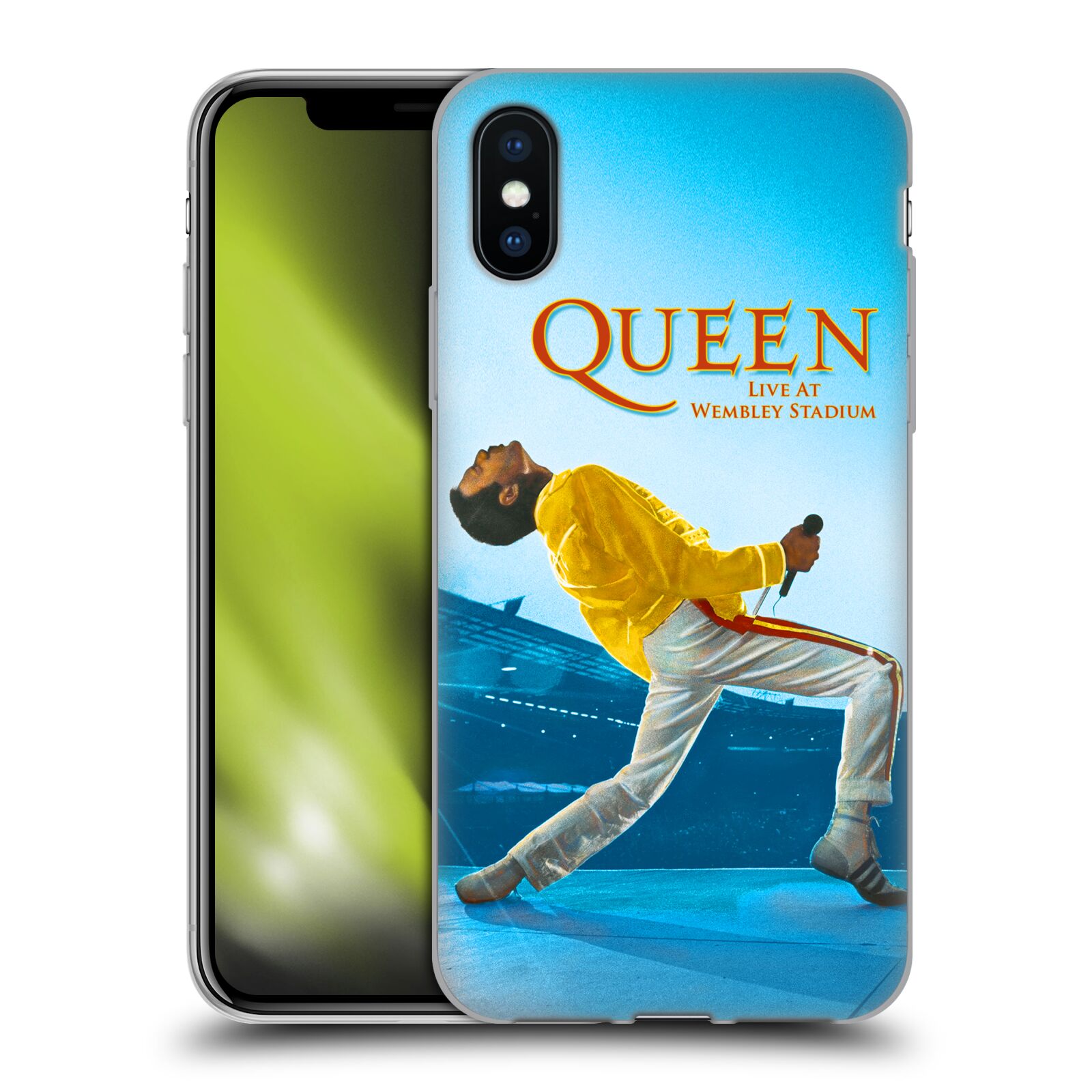 HEAD CASE silikonový obal na mobil Apple Iphone X zpěvák Queen skupina Freddie Mercury