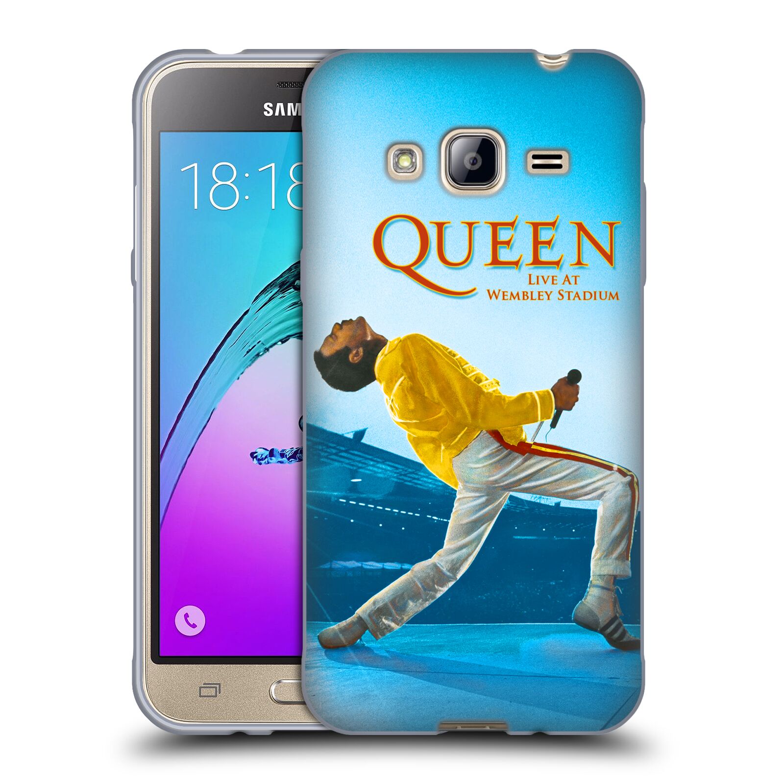 HEAD CASE silikonový obal na mobil Samsung Galaxy J3, J3 2016 zpěvák Queen skupina Freddie Mercury