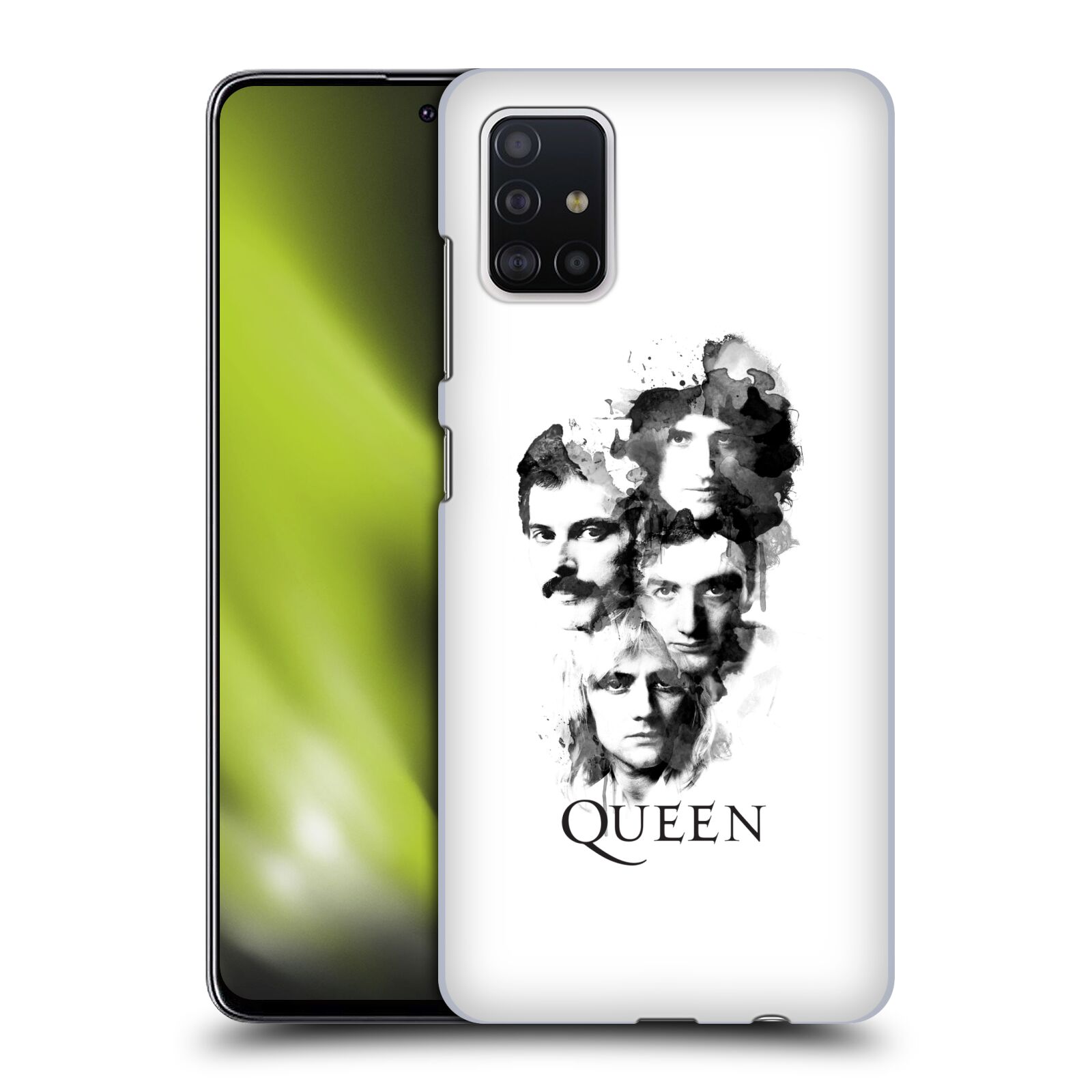Pouzdro na mobil Samsung Galaxy A51 - HEAD CASE - kapela Queen kreslené tváře