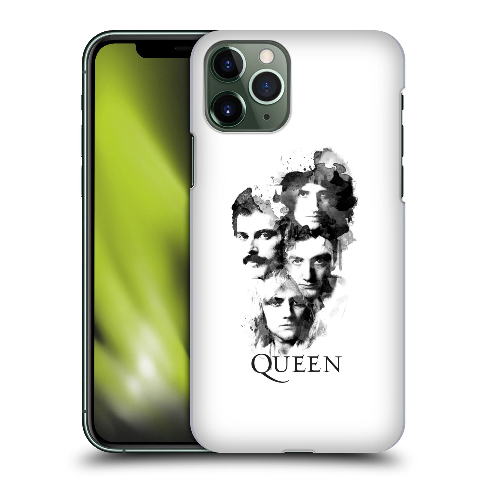 Pouzdro na mobil Apple Iphone 11 PRO - HEAD CASE - kapela Queen kreslené tváře