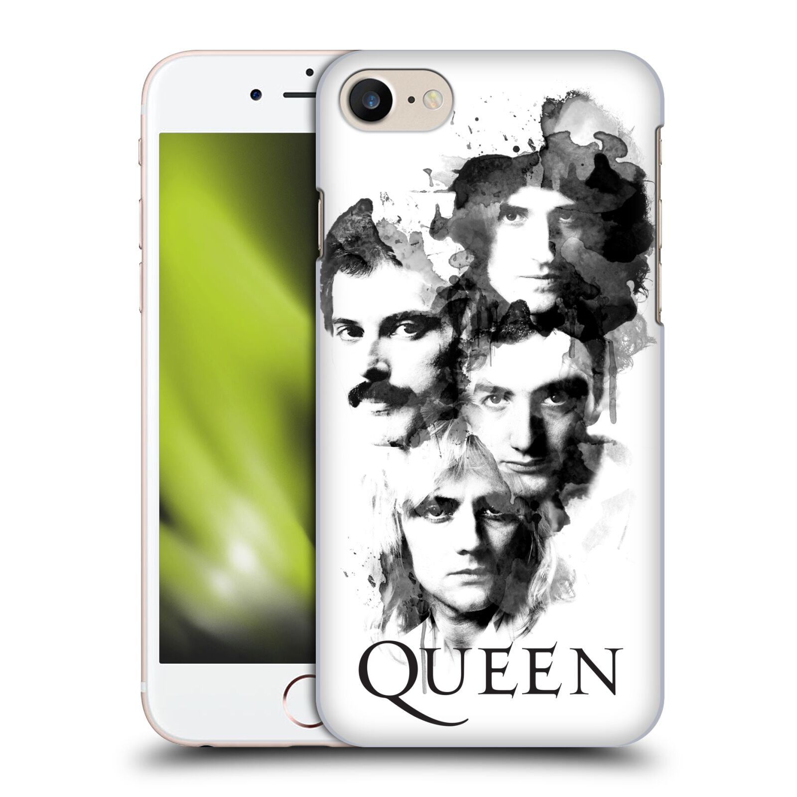 Plastové pouzdro pro mobil Apple Iphone 7/8/SE 2020 kapela Queen kreslené tváře