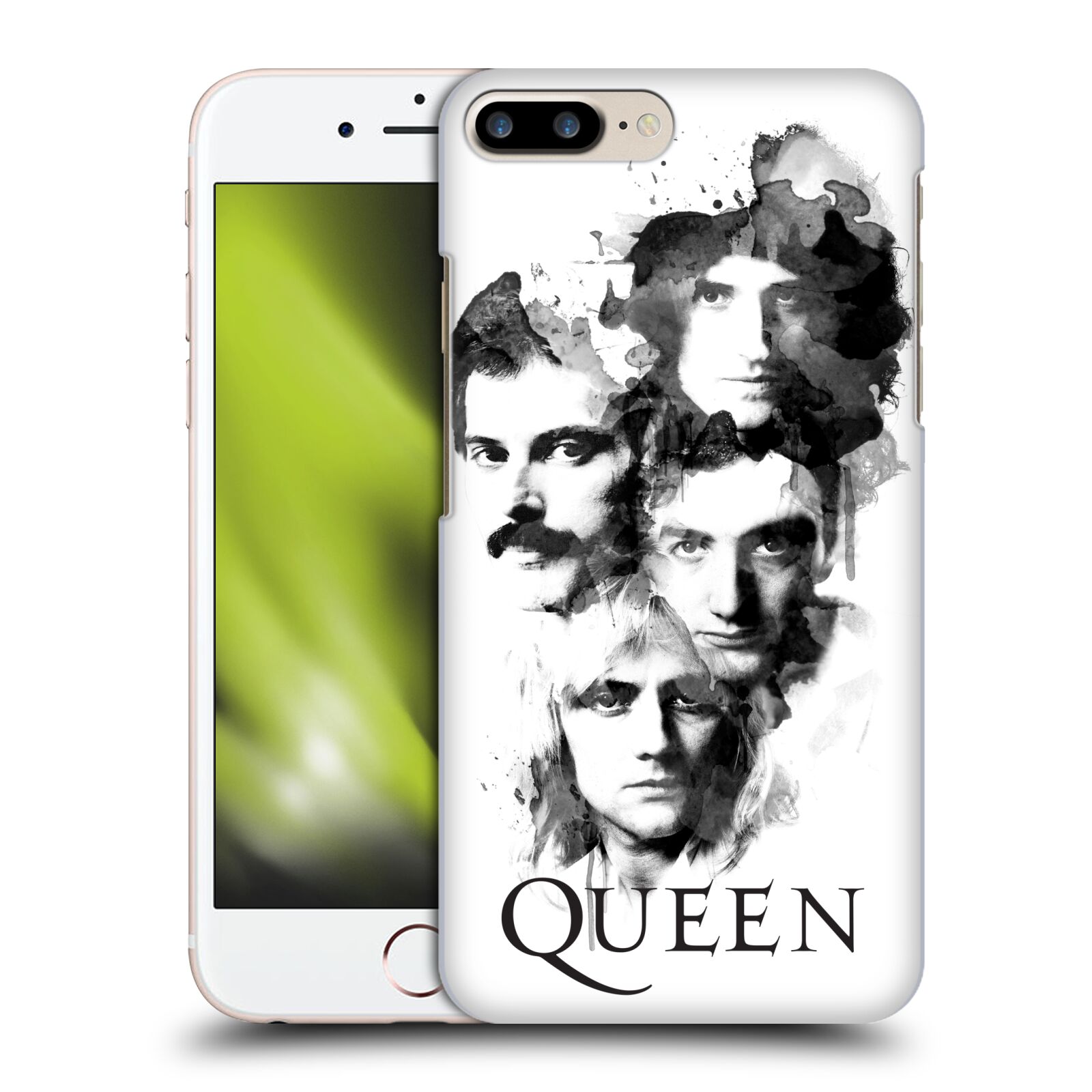 Plastové pouzdro pro mobil Apple Iphone 8 PLUS kapela Queen kreslené tváře