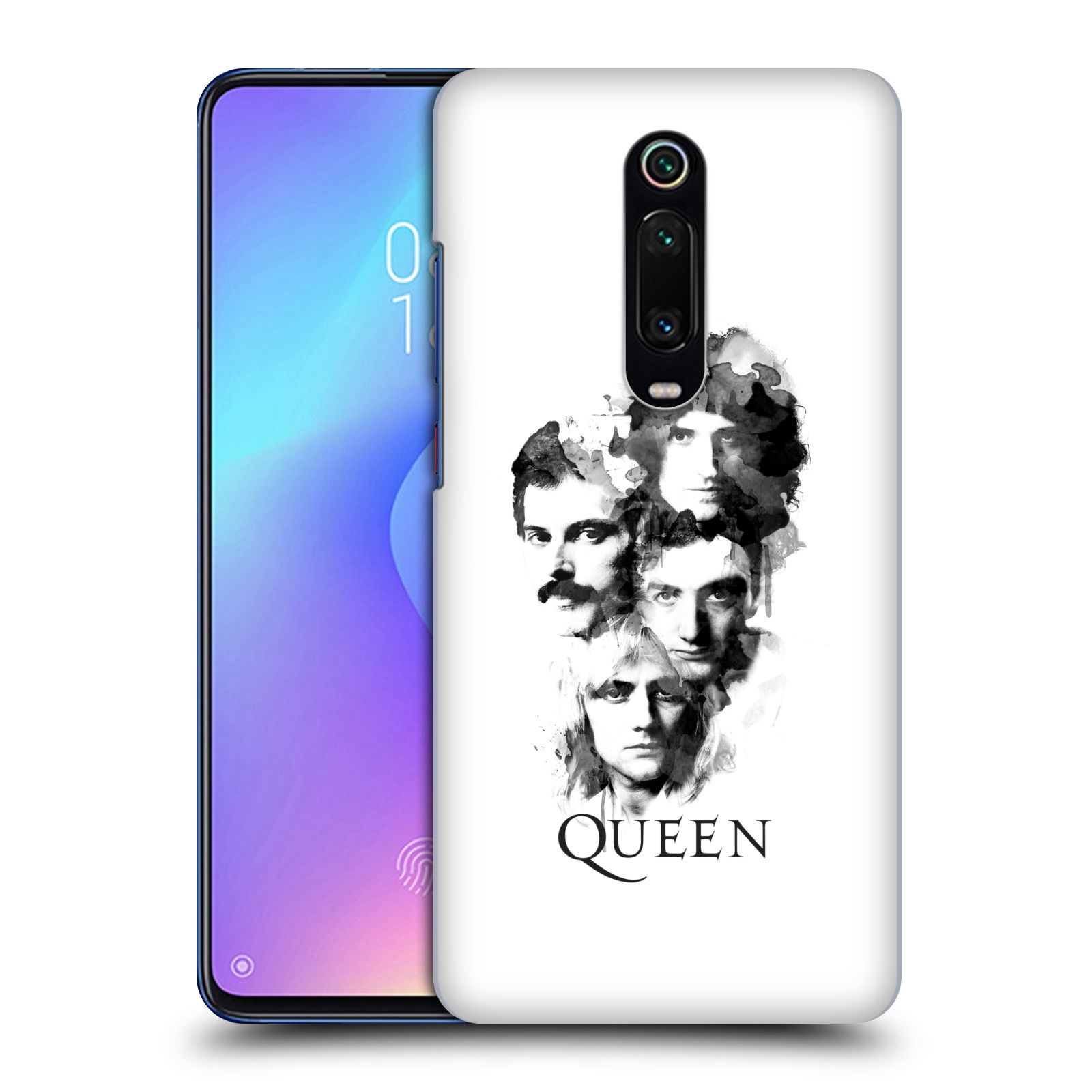 Pouzdro na mobil Xiaomi Mi 9T PRO - HEAD CASE - kapela Queen kreslené tváře