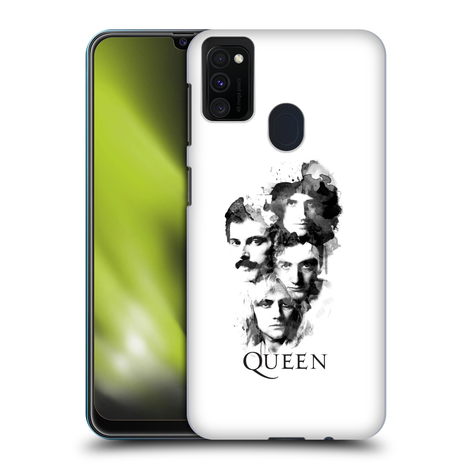 Zadní kryt na mobil Samsung Galaxy M21 kapela Queen kreslené tváře
