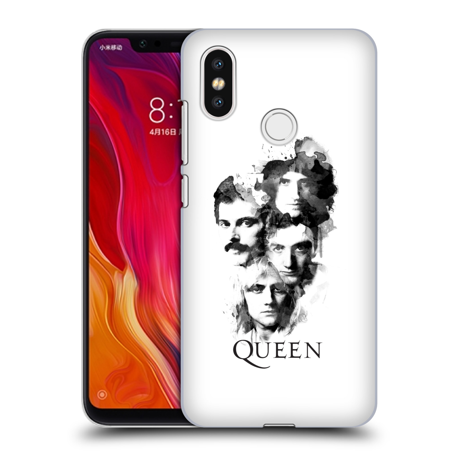 HEAD CASE plastový obal na mobil Xiaomi Mi 8 kapela Queen kreslené tváře