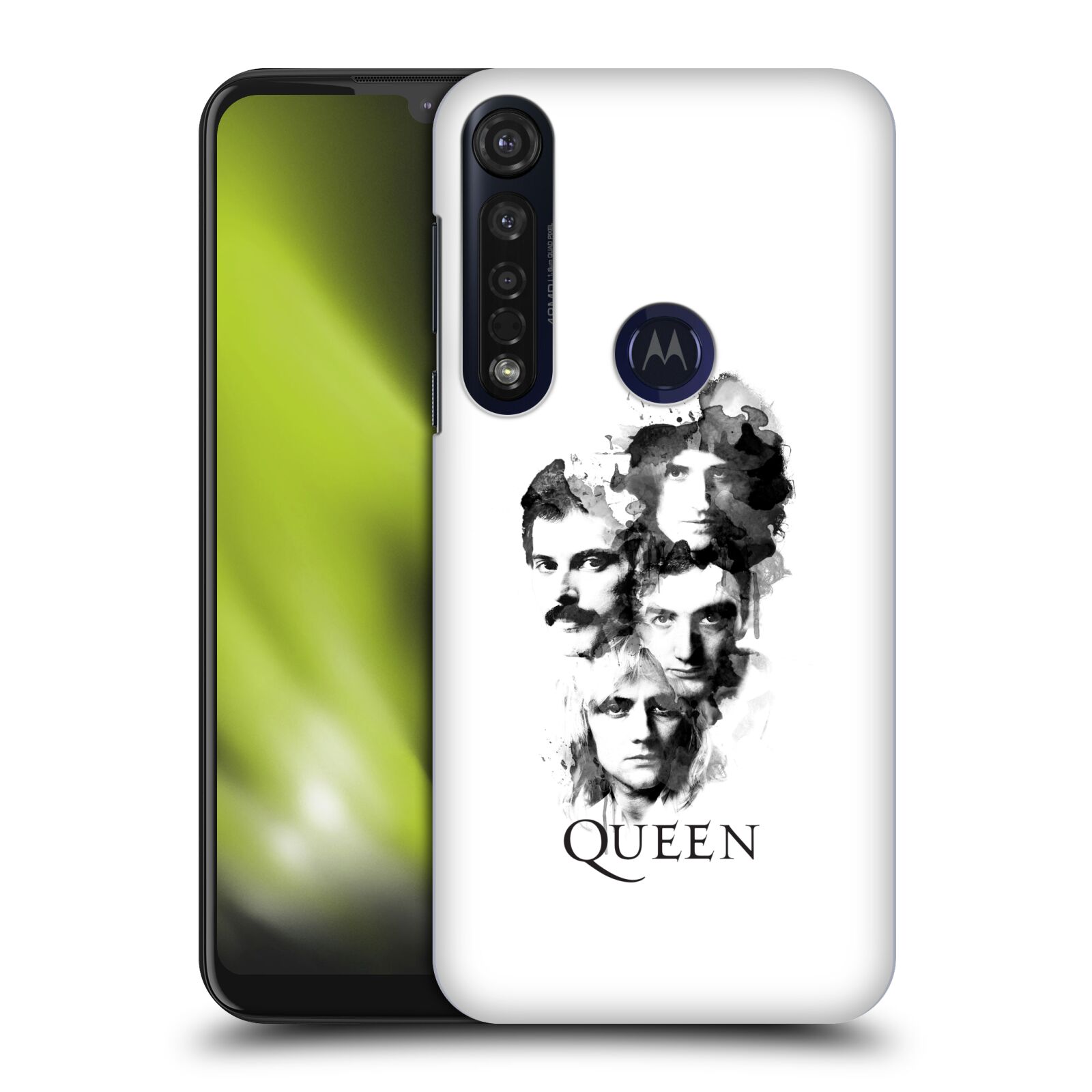 Pouzdro na mobil Motorola Moto G8 PLUS - HEAD CASE - kapela Queen kreslené tváře
