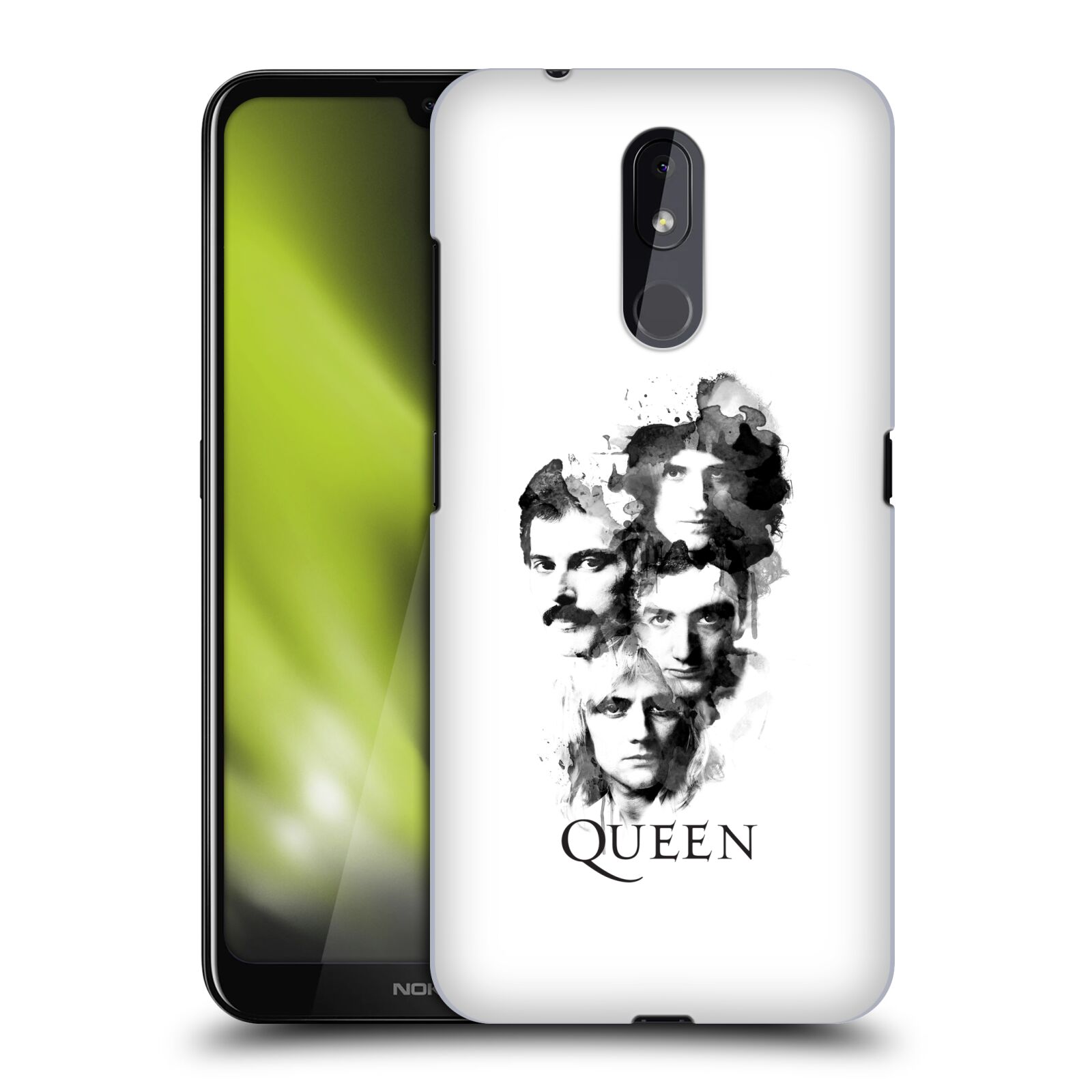 Pouzdro na mobil Nokia 3.2 - HEAD CASE - kapela Queen kreslené tváře