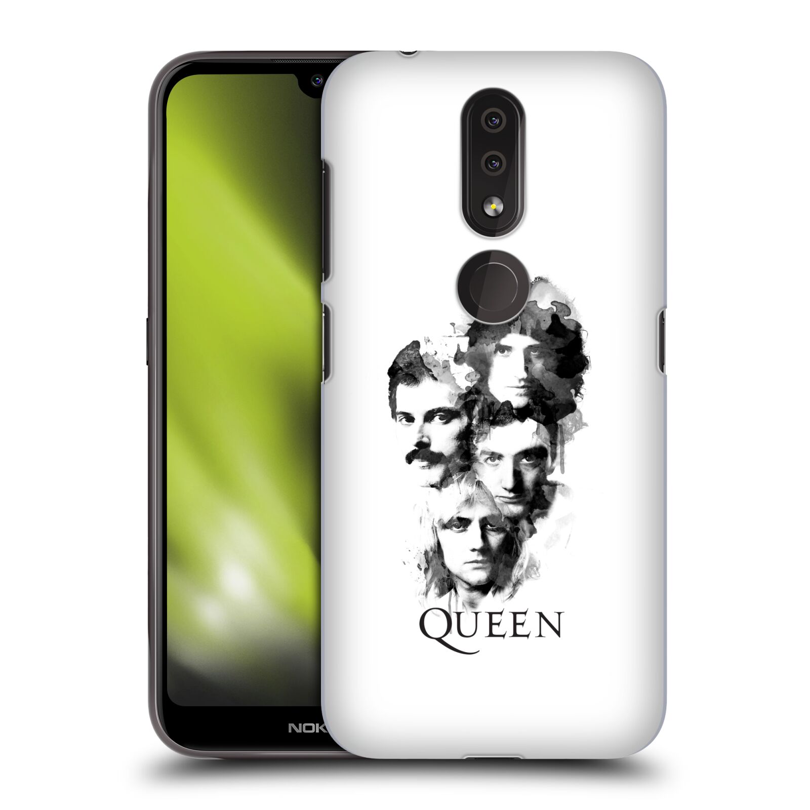 Pouzdro na mobil Nokia 4.2 - HEAD CASE - kapela Queen kreslené tváře