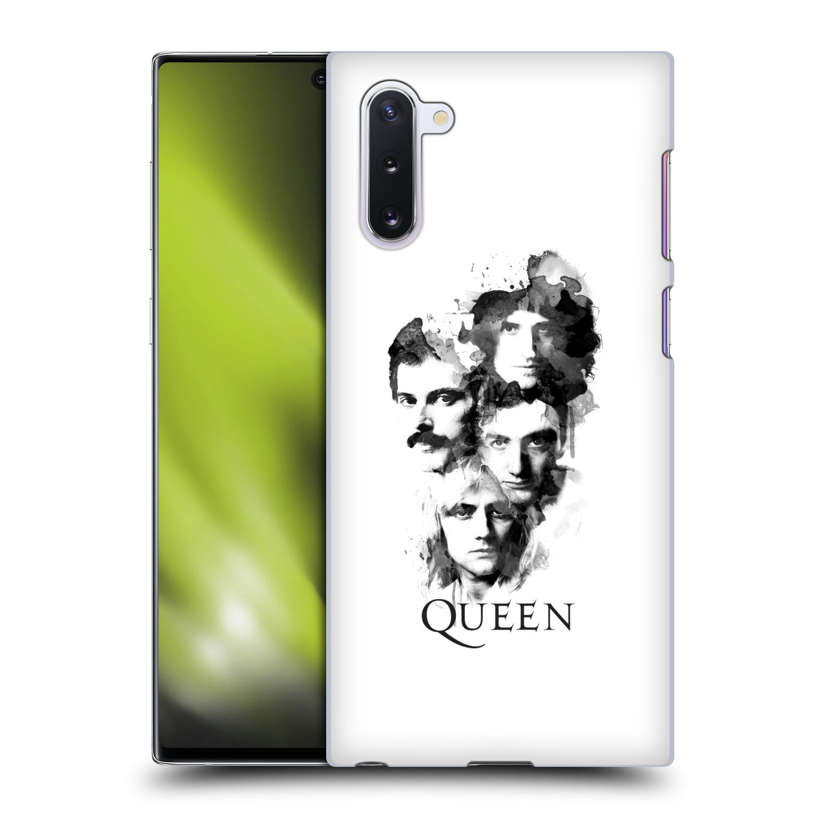 Pouzdro na mobil Samsung Galaxy Note 10 - HEAD CASE - kapela Queen kreslené tváře