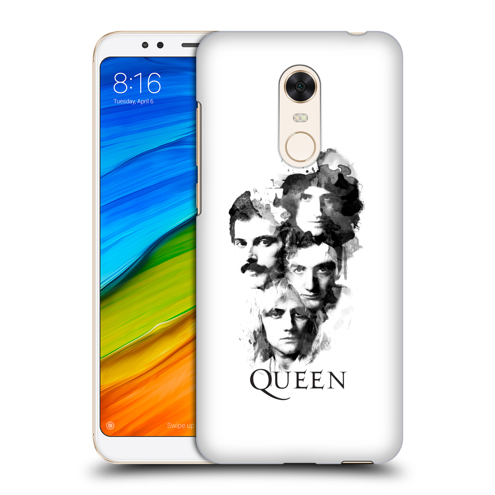 HEAD CASE plastový obal na mobil Xiaomi Redmi 5 PLUS kapela Queen kreslené tváře