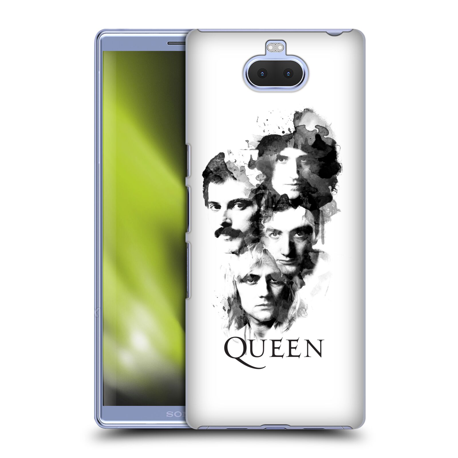 Pouzdro na mobil Sony Xperia 10 Plus - Head Case - kapela Queen kreslené tváře