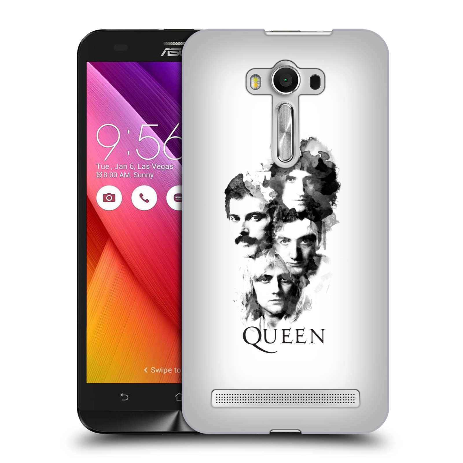 HEAD CASE plastový obal na mobil Asus Zenfone 2 LASER (5,5 displej ZE550KL) kapela Queen kreslené tváře