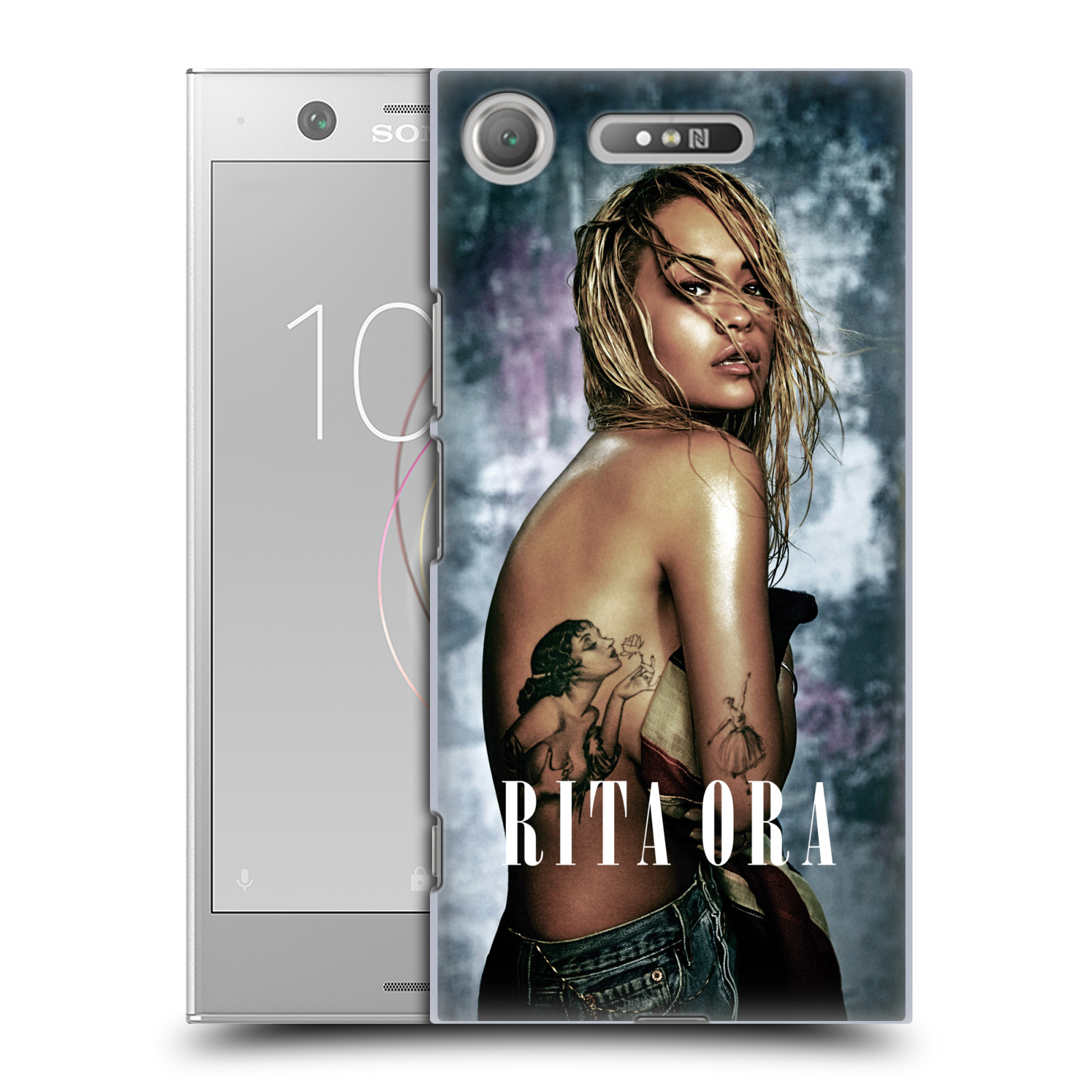 HEAD CASE plastový obal na mobil Sony Xperia XZ1 zpěvačka Rita Ora tetováni na těle