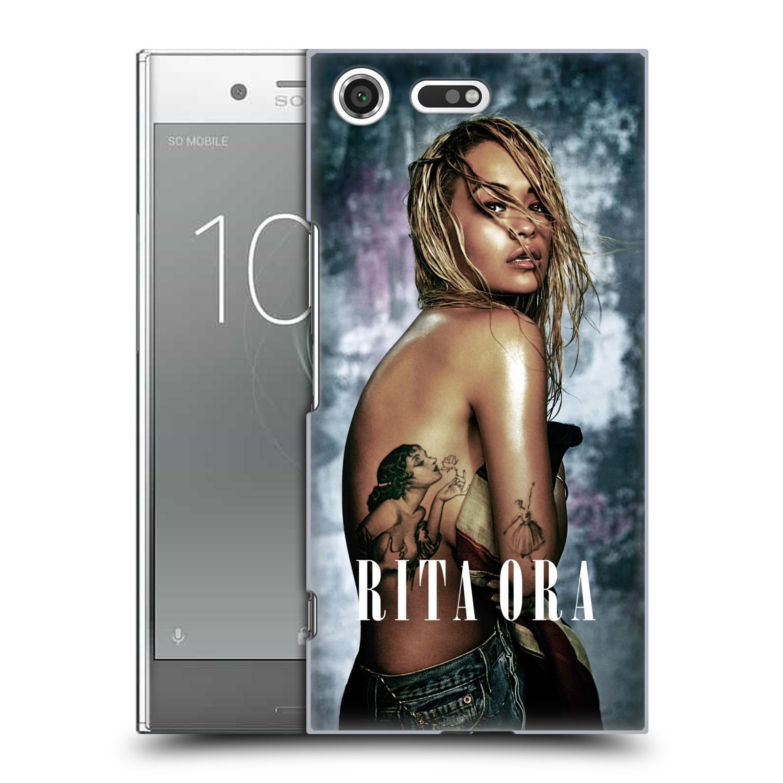 HEAD CASE plastový obal na mobil Sony Xperia XZ PREMIUM zpěvačka Rita Ora tetováni na těle