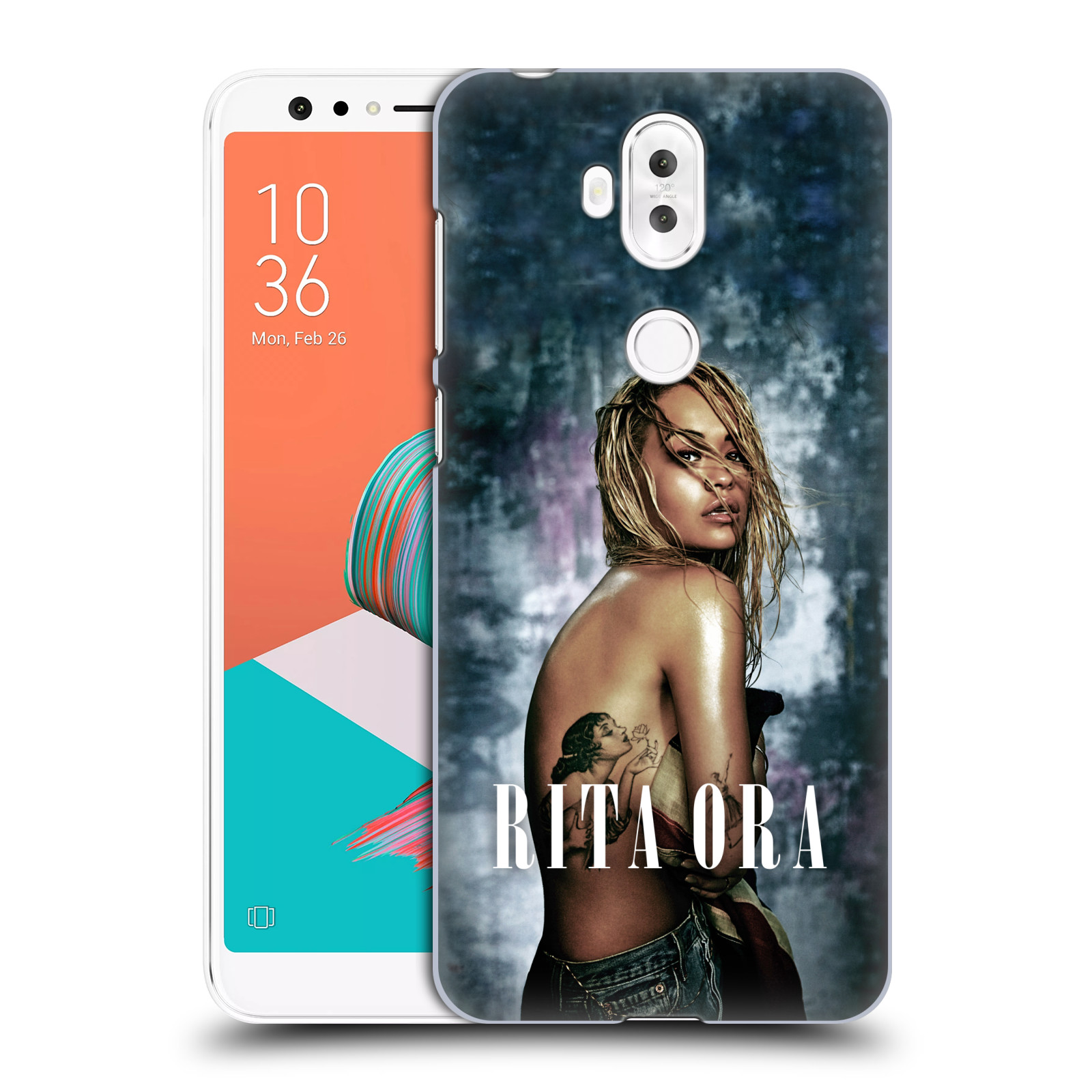 HEAD CASE plastový obal na mobil Asus Zenfone 5 LITE ZC600KL zpěvačka Rita Ora tetováni na těle