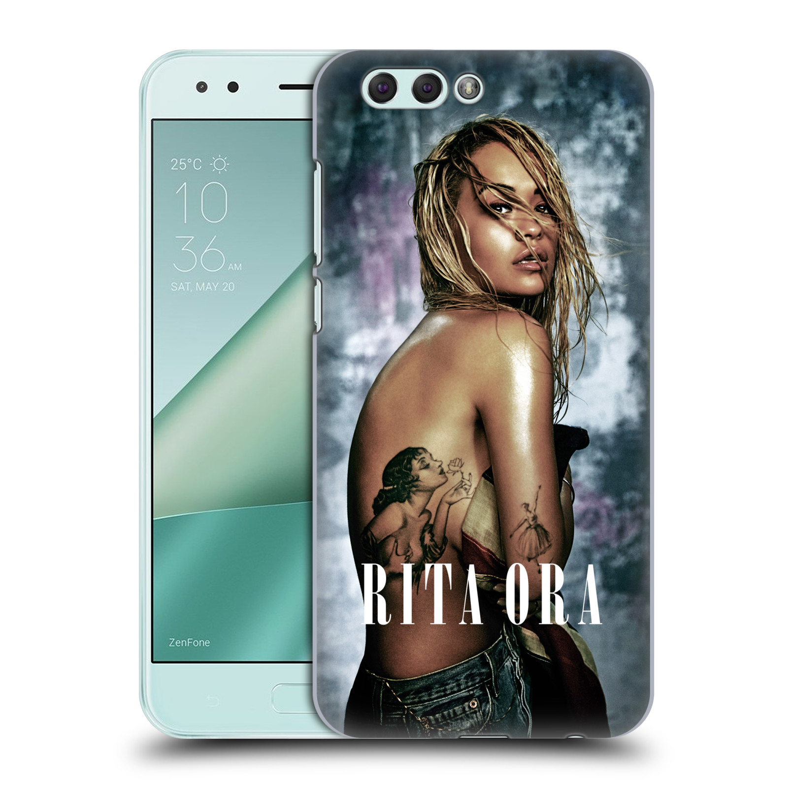 HEAD CASE plastový obal na mobil Asus Zenfone 4 ZE554KL zpěvačka Rita Ora tetováni na těle