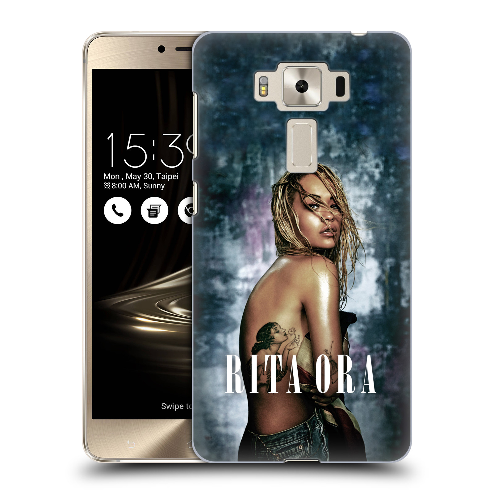 HEAD CASE plastový obal na mobil Asus Zenfone 3 DELUXE ZS550KL zpěvačka Rita Ora tetováni na těle