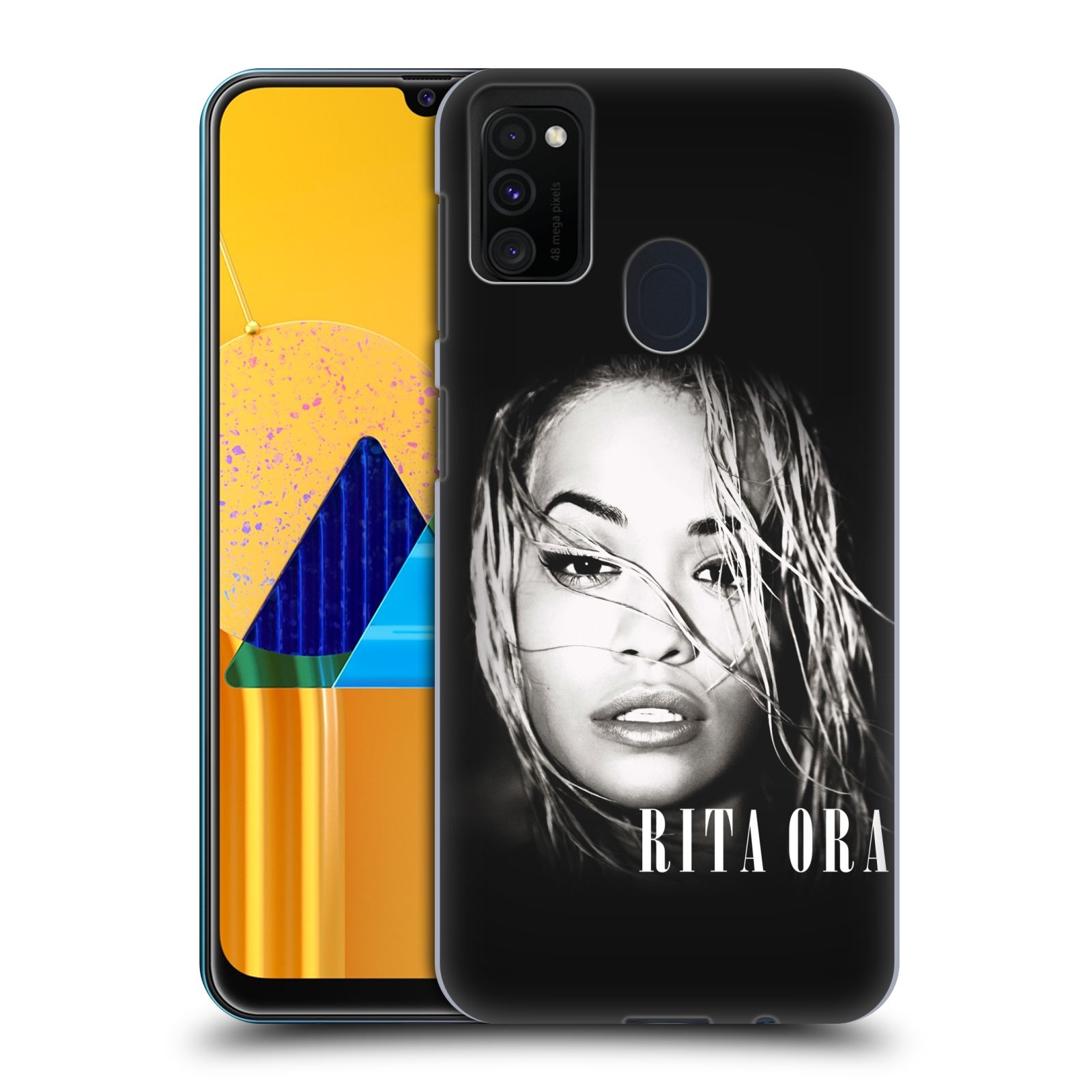Zadní kryt na mobil Samsung Galaxy M21 zpěvačka Rita Ora foto tvář