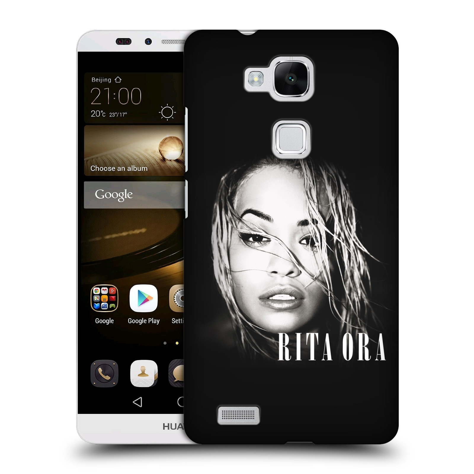HEAD CASE plastový obal na mobil Huawei Mate 7 zpěvačka Rita Ora foto tvář