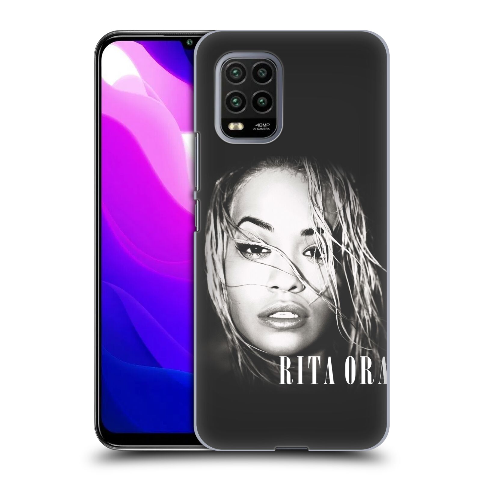 Zadní kryt, obal na mobil Xiaomi Mi 10 LITE zpěvačka Rita Ora foto tvář
